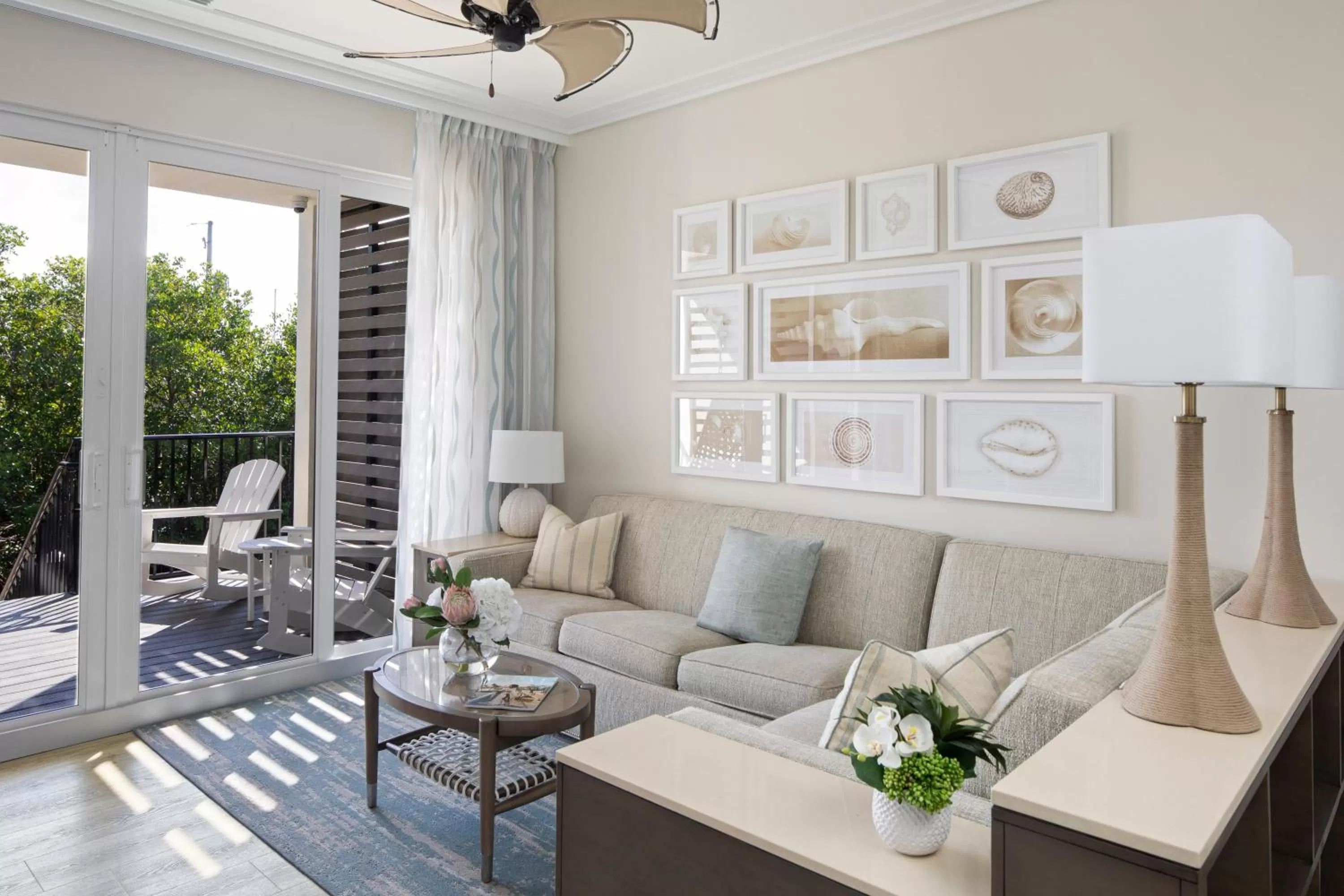 Living room, Seating Area in The Capitana Key West