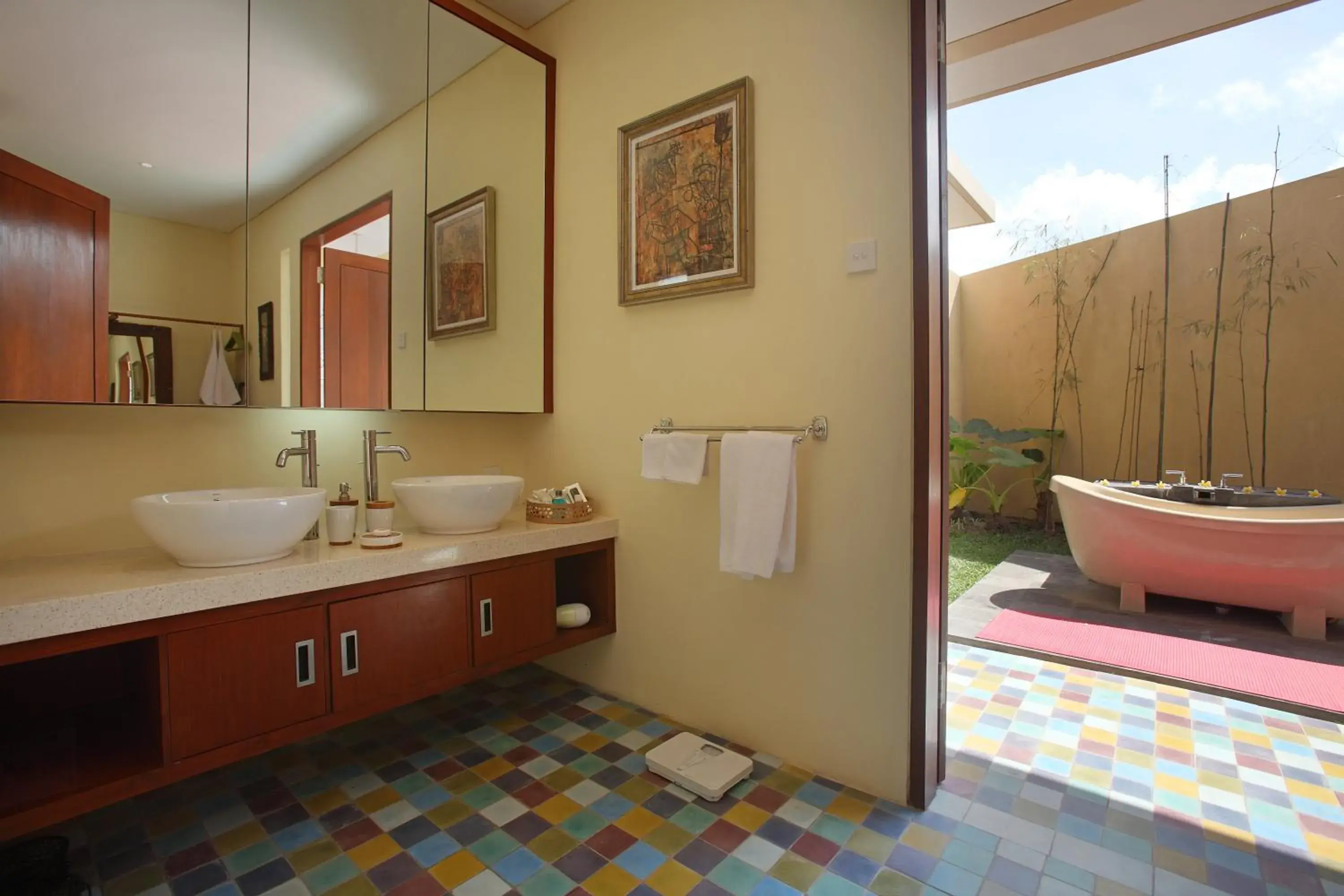 Day, Bathroom in Villa Nirvana