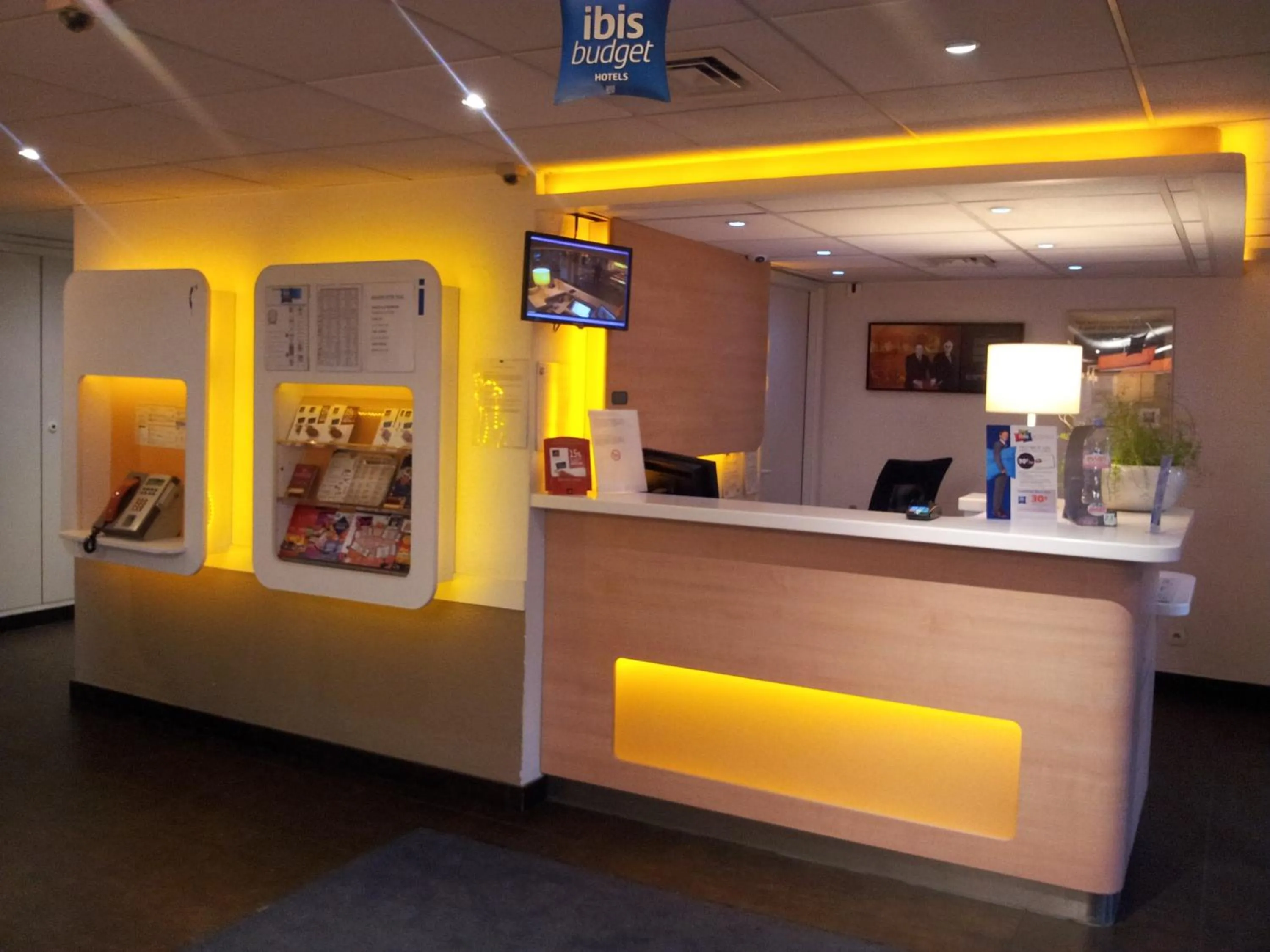 Lobby or reception in ibis Budget Gennevilliers Asnieres