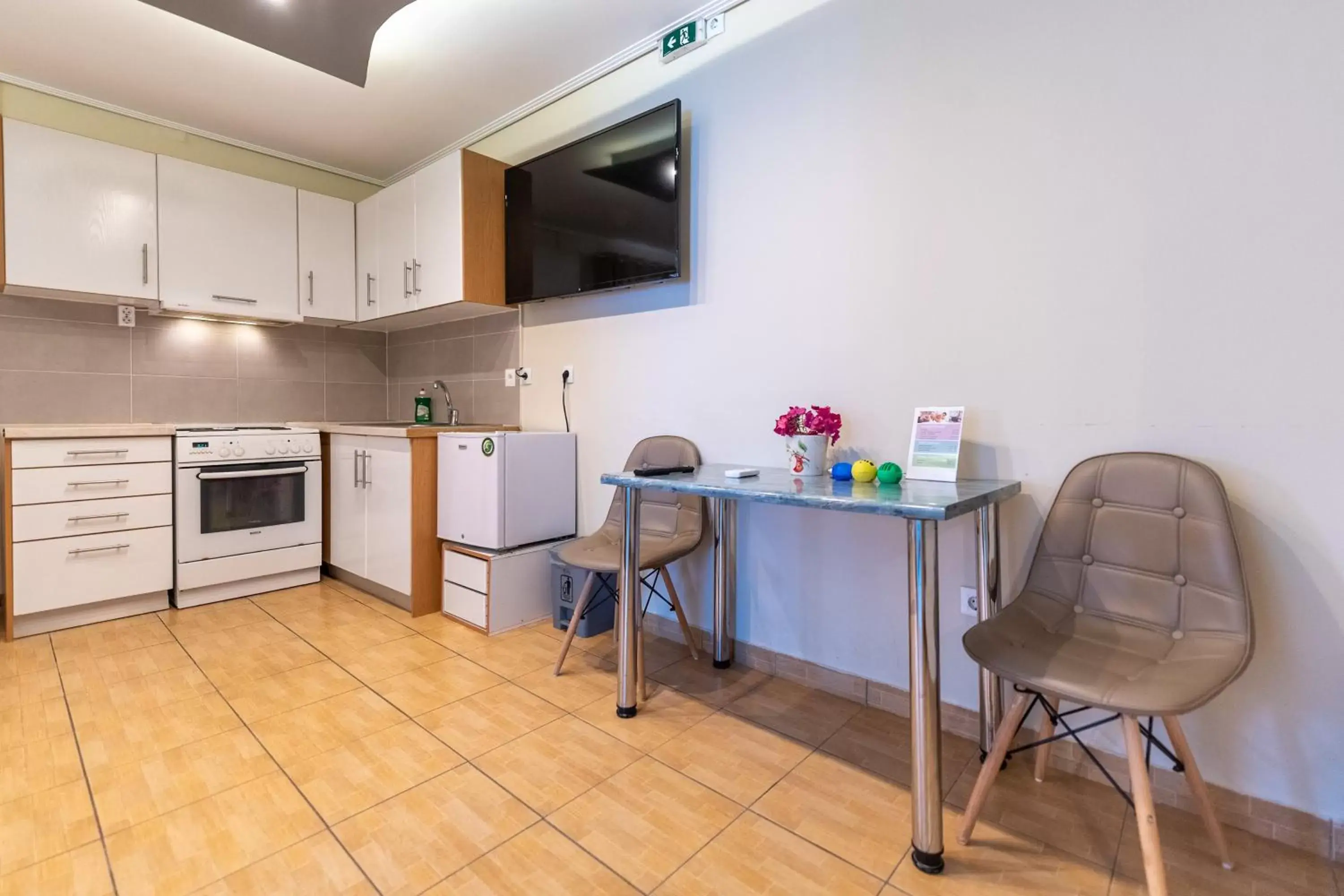 Kitchen/Kitchenette in Apartments Tina FREE transfer from-to the airport