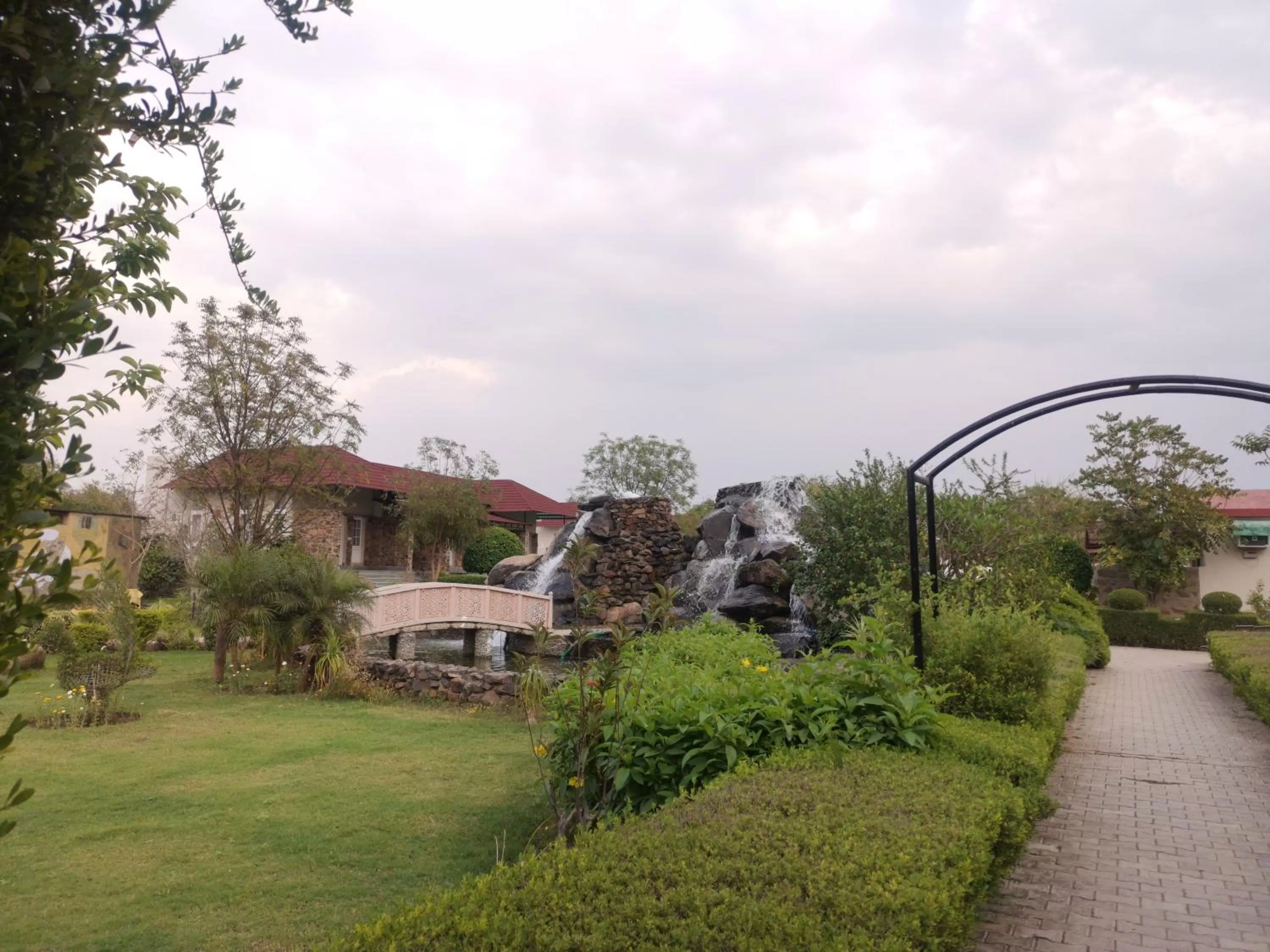 Garden in Astroport Sariska Treetop by Eight Continents
