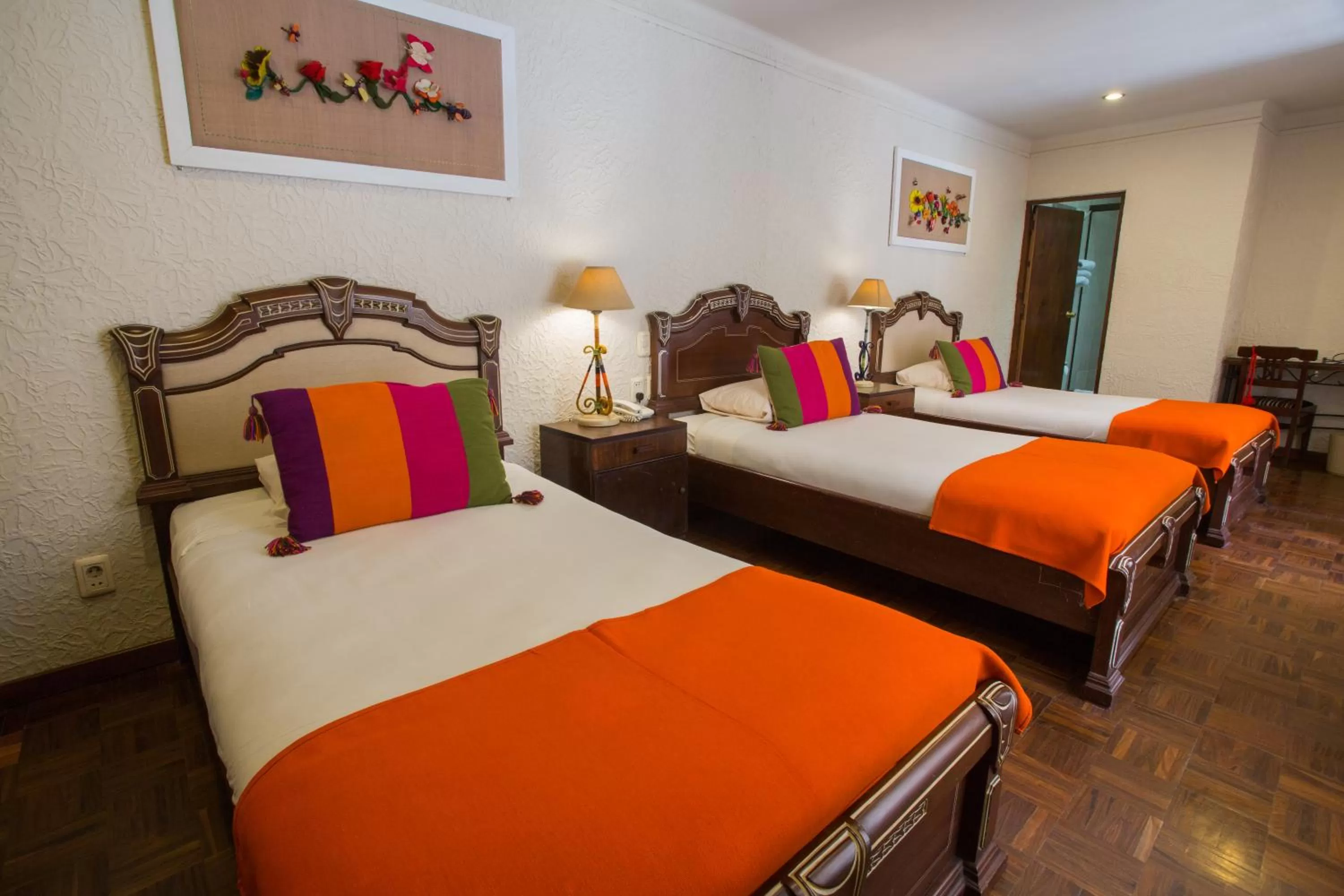 Bed in Hotel Rosario La Paz