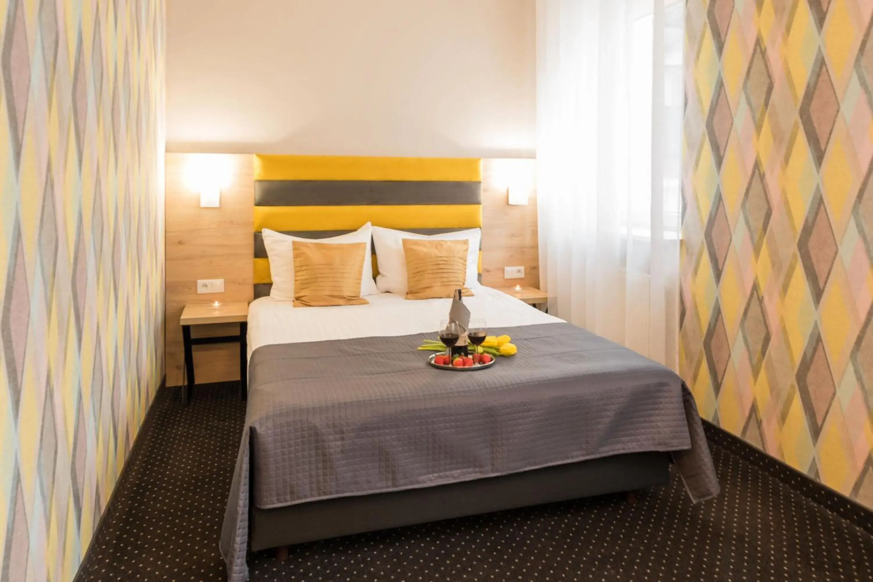 Bed in Hotel Wilga