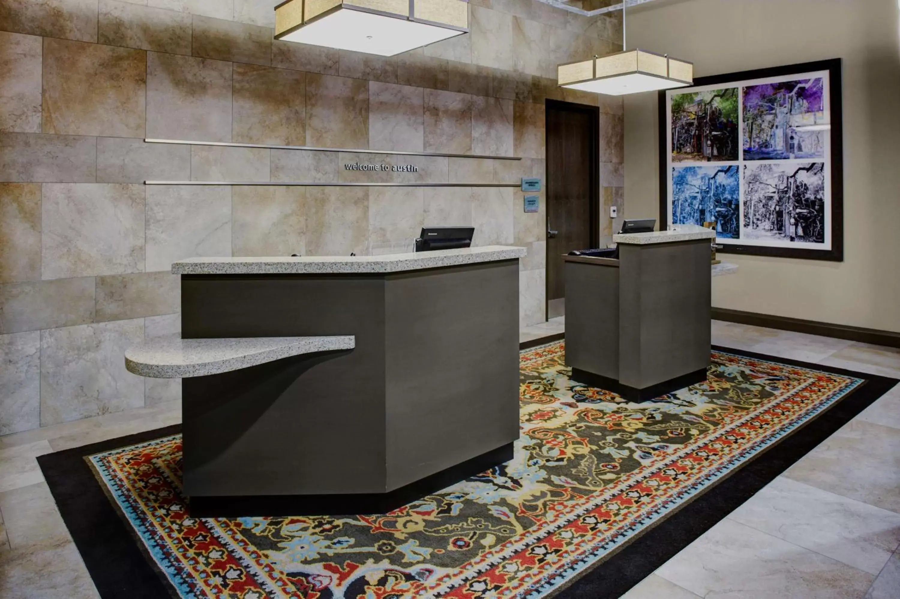 Lobby or reception, Lobby/Reception in Hampton Inn and Suites Austin University Capitol