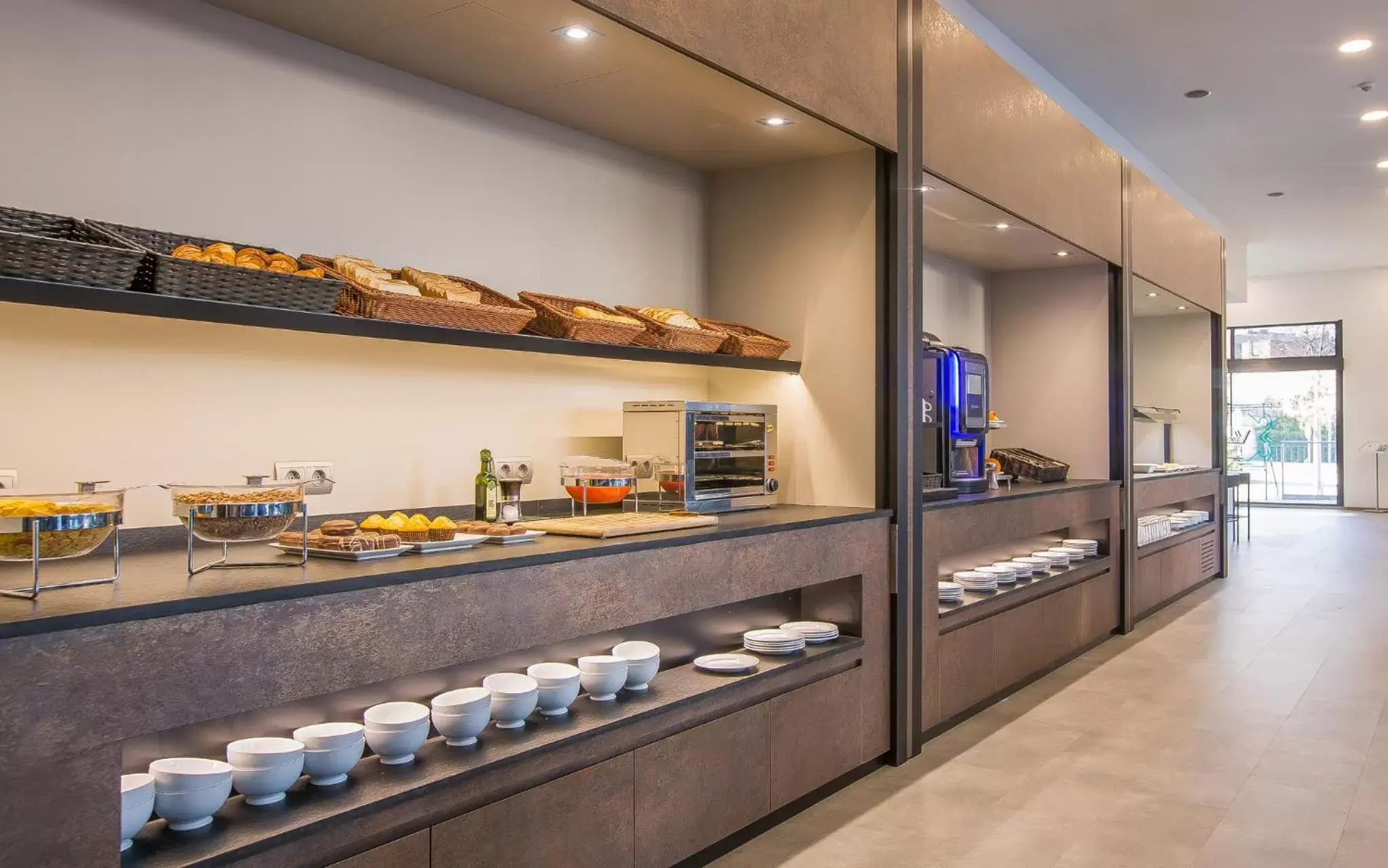 Buffet breakfast in Hotel Venture Sant Cugat