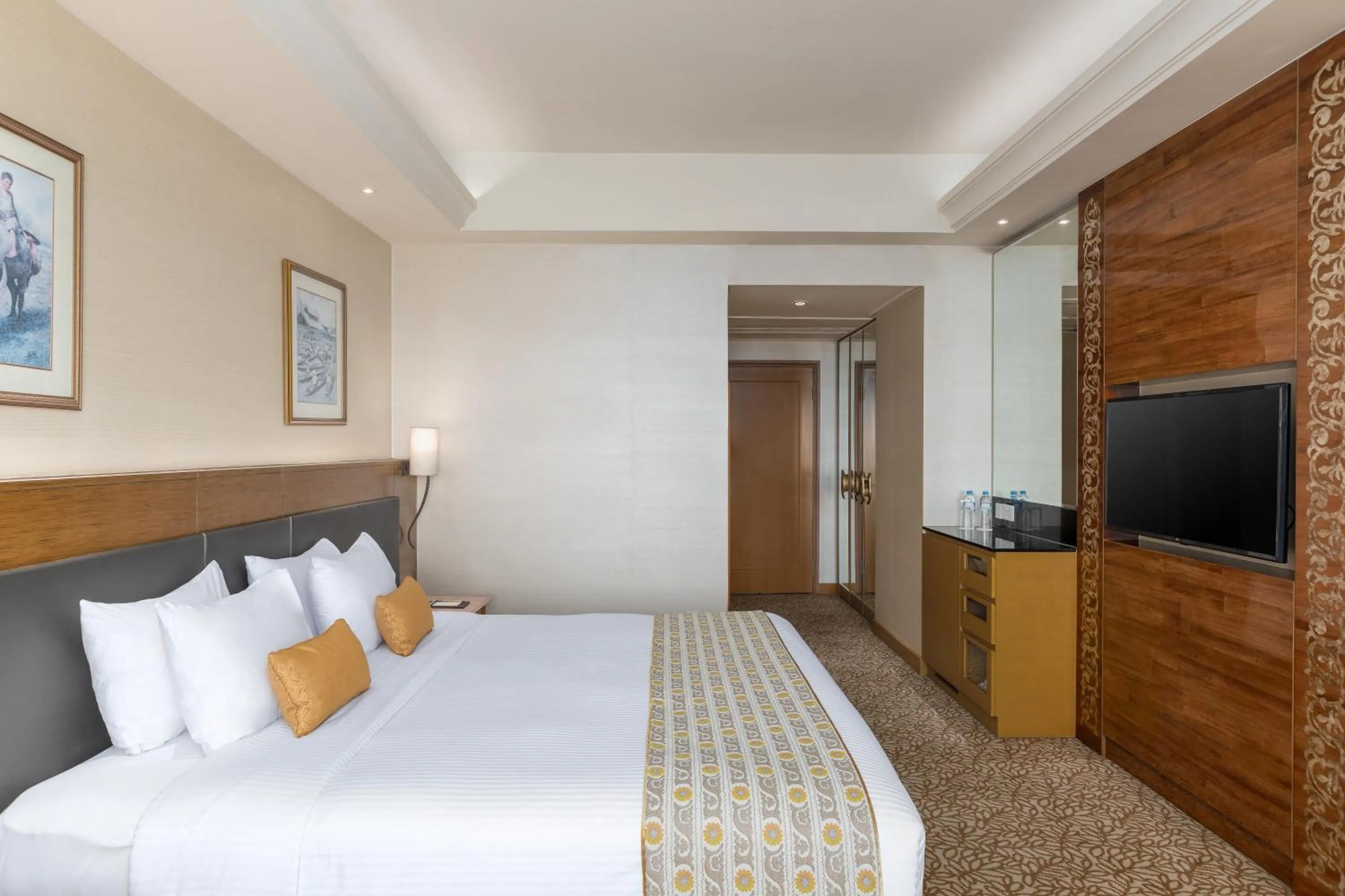 Bed in Sedona Hotel Yangon