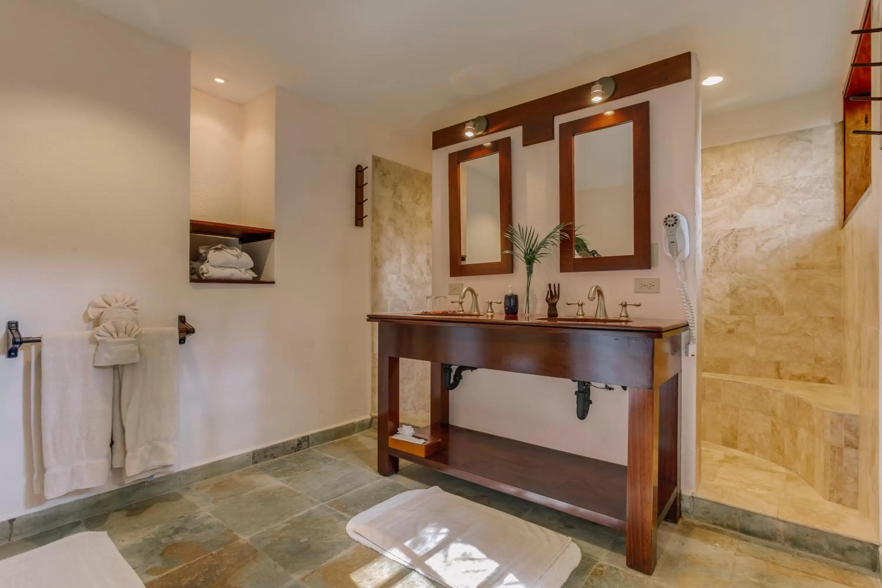Bathroom in The Lodge at ChaaCreek