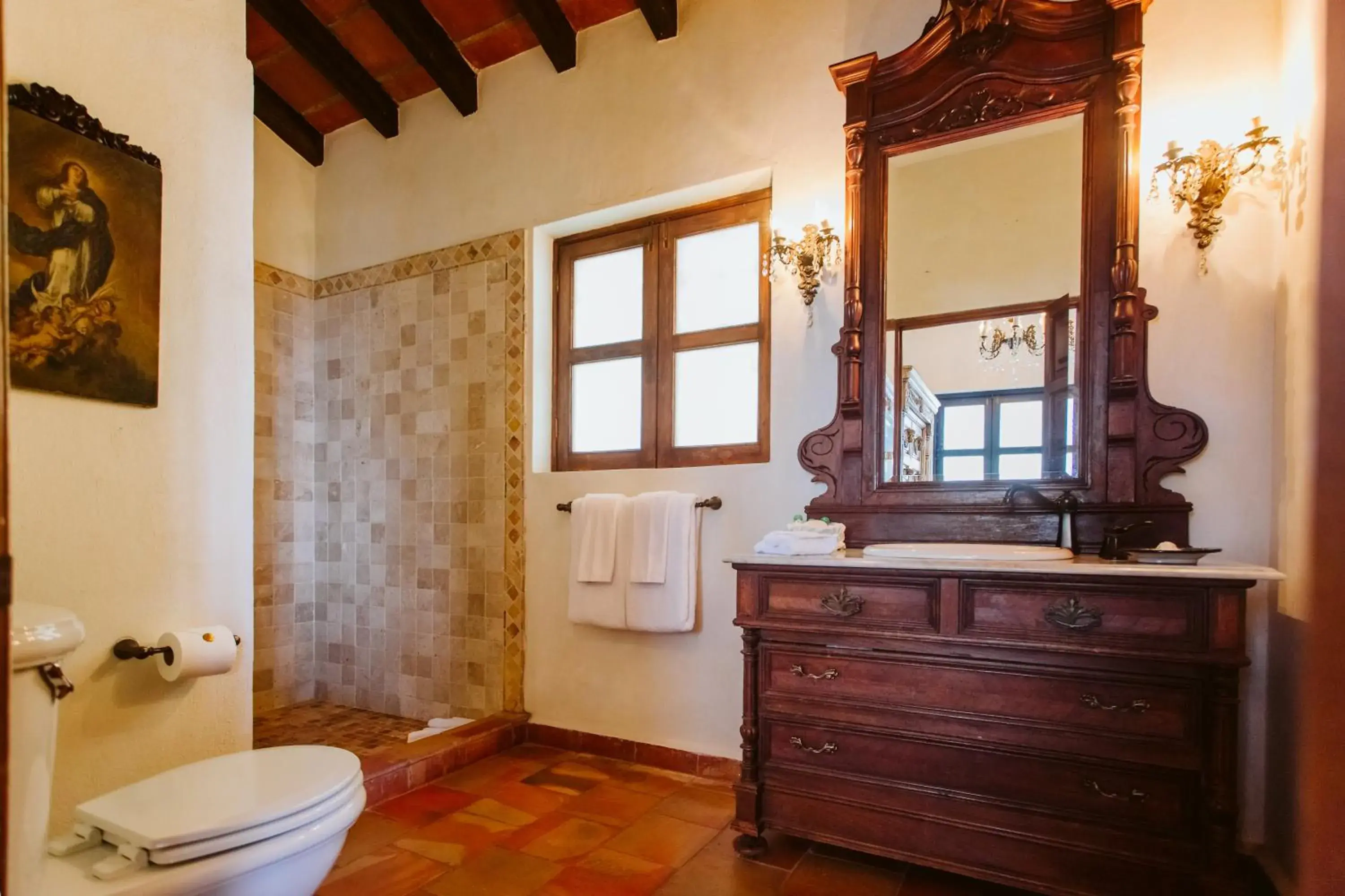 Shower, Bathroom in Hacienda San Angel