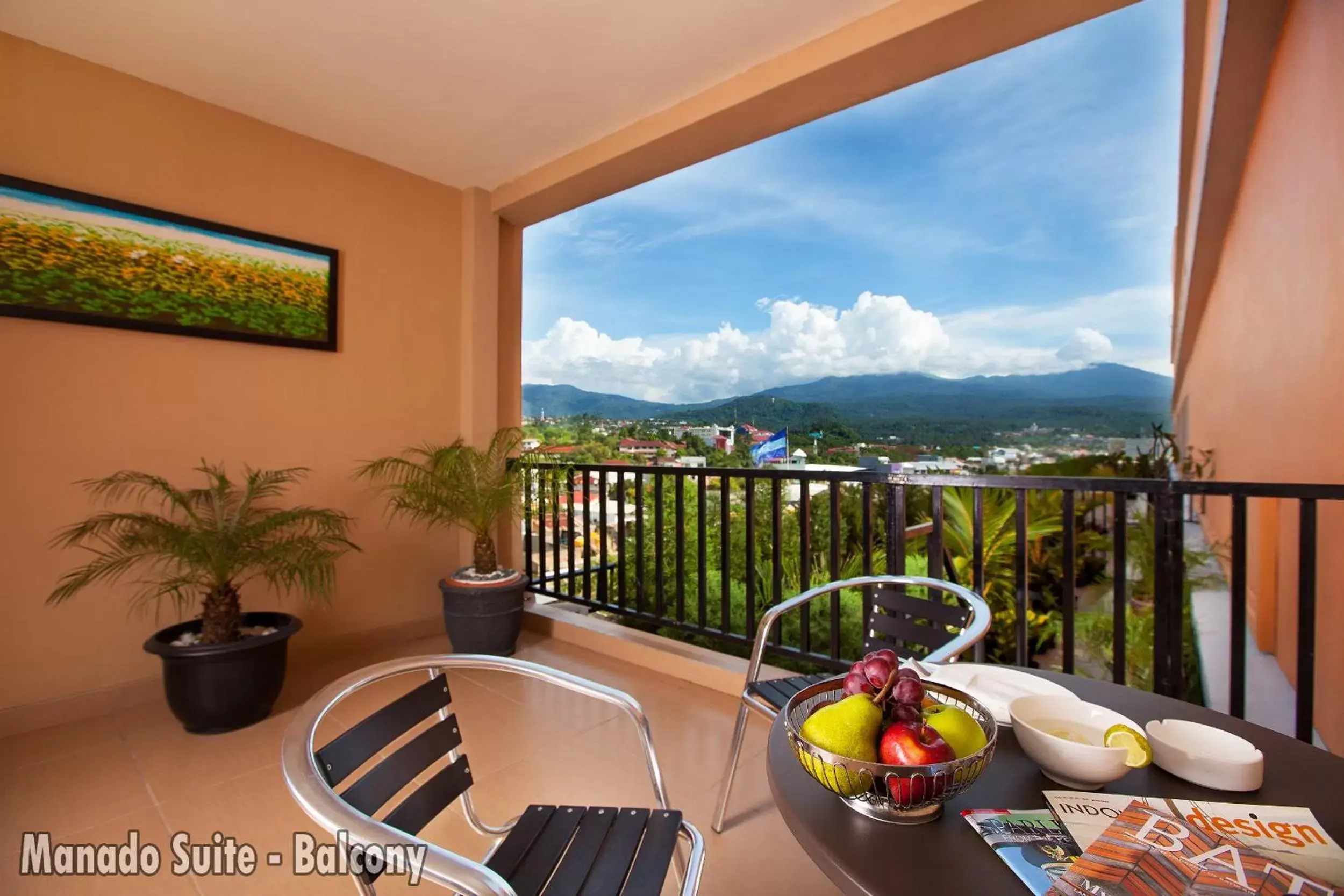 Balcony/Terrace in Lion Hotel & Plaza Manado Balcony/Terrace in Lion Hotel & Plaza Manado