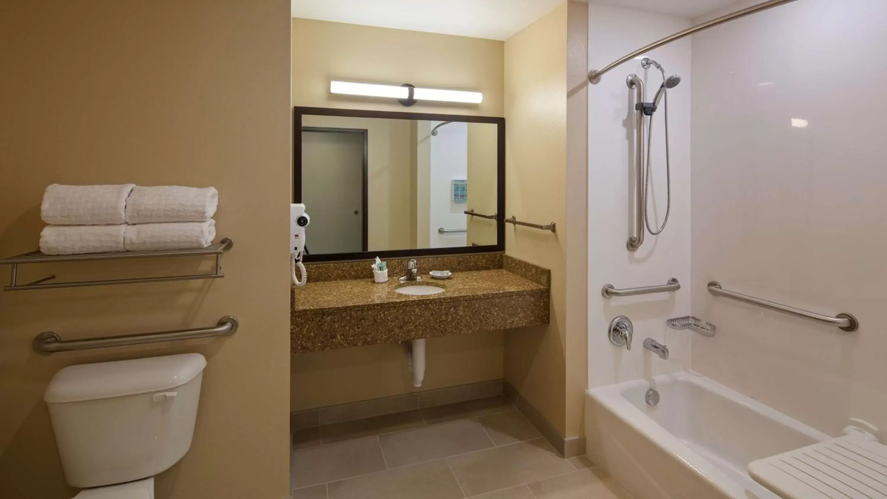 Photo of the whole room, Bathroom in Best Western Bronco Inn