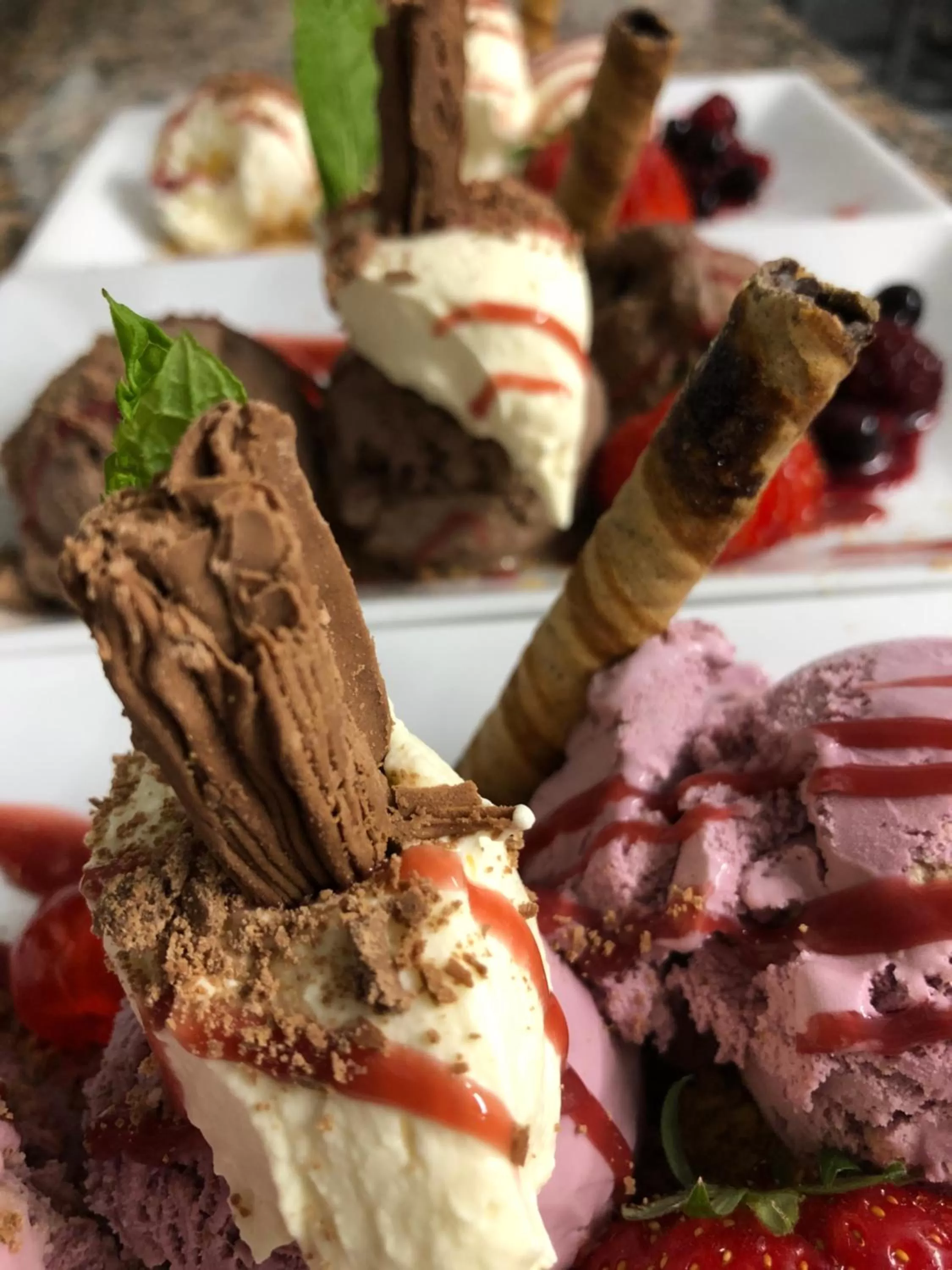 Food in The Black Swan Hotel