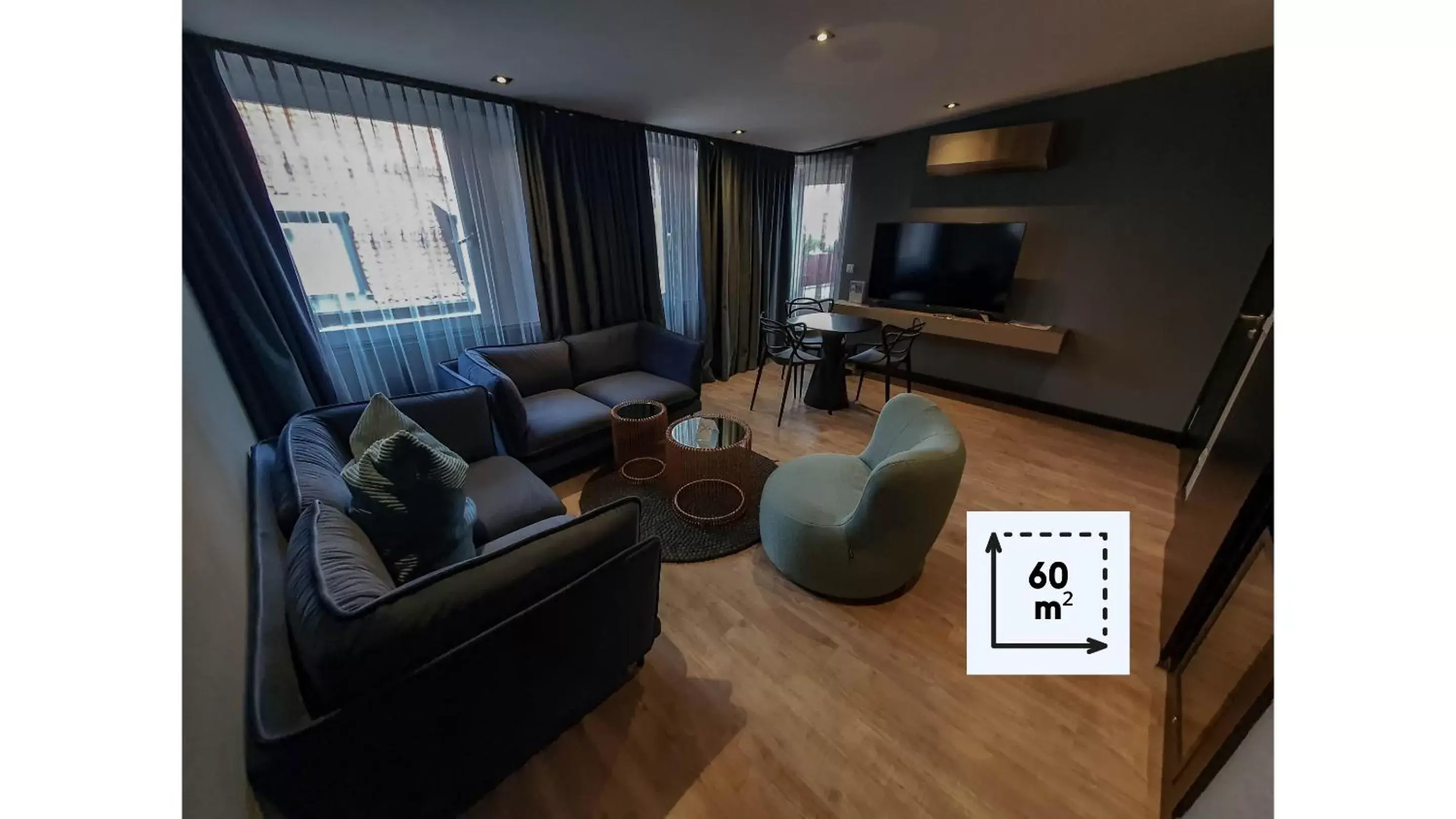 Living room, Seating Area in Hotel Falkenturm