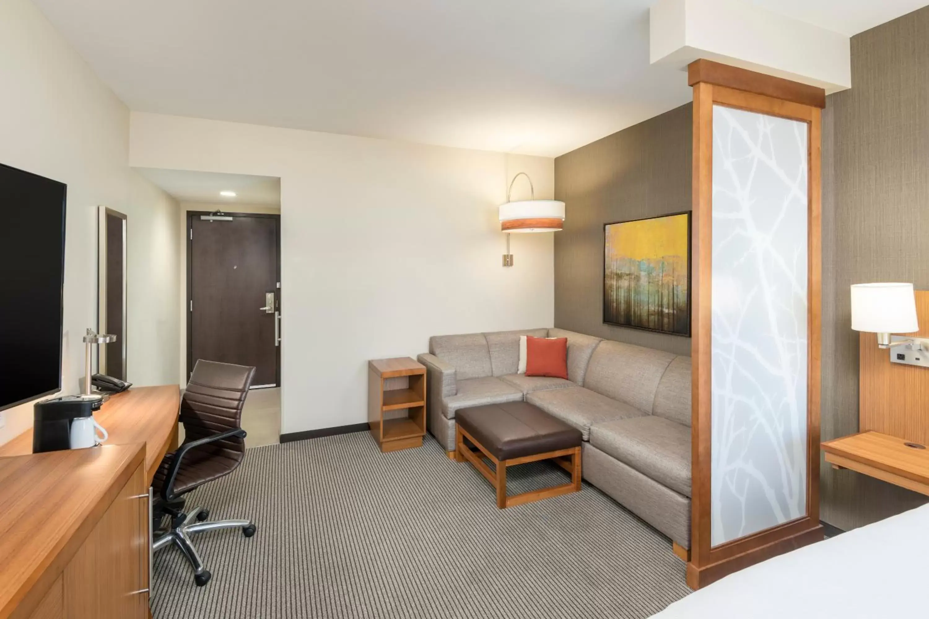 Bedroom, Seating Area in Hyatt Place Greenville Downtown