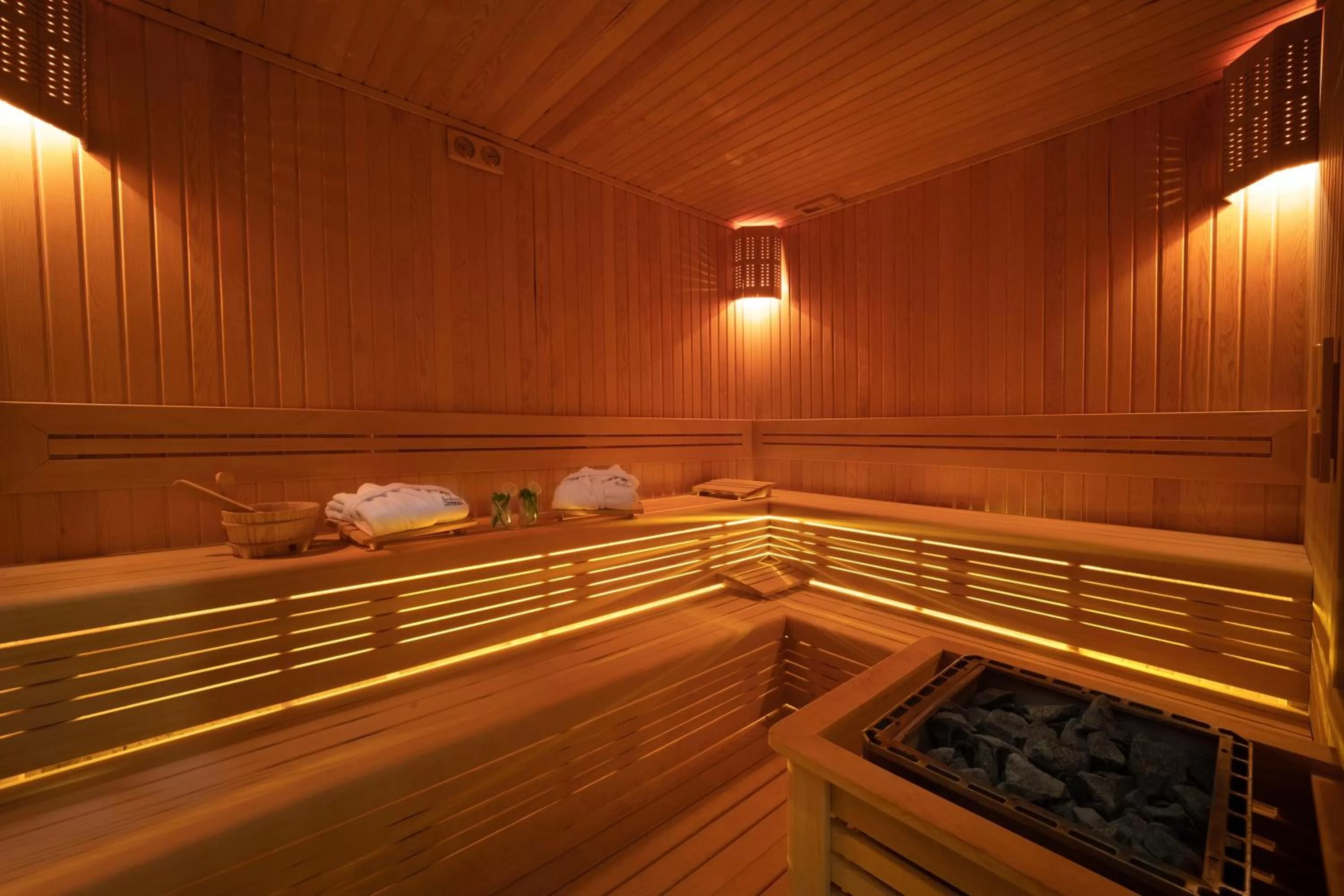 Sauna in Ipeksoy Thermal Hotel