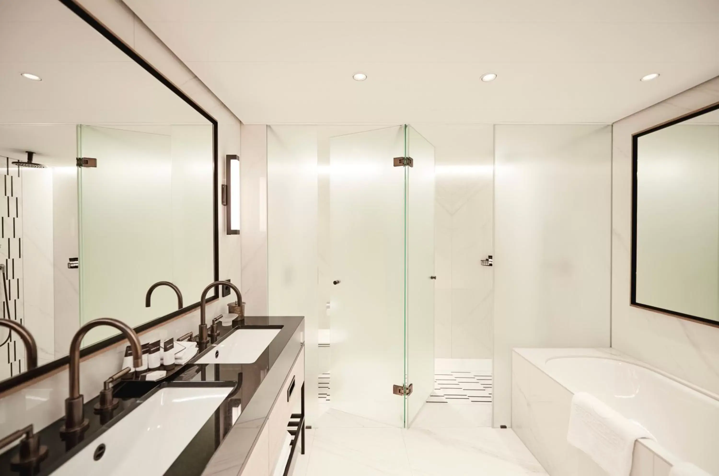 Shower, Bathroom in Storchen Zürich - Lifestyle boutique Hotel