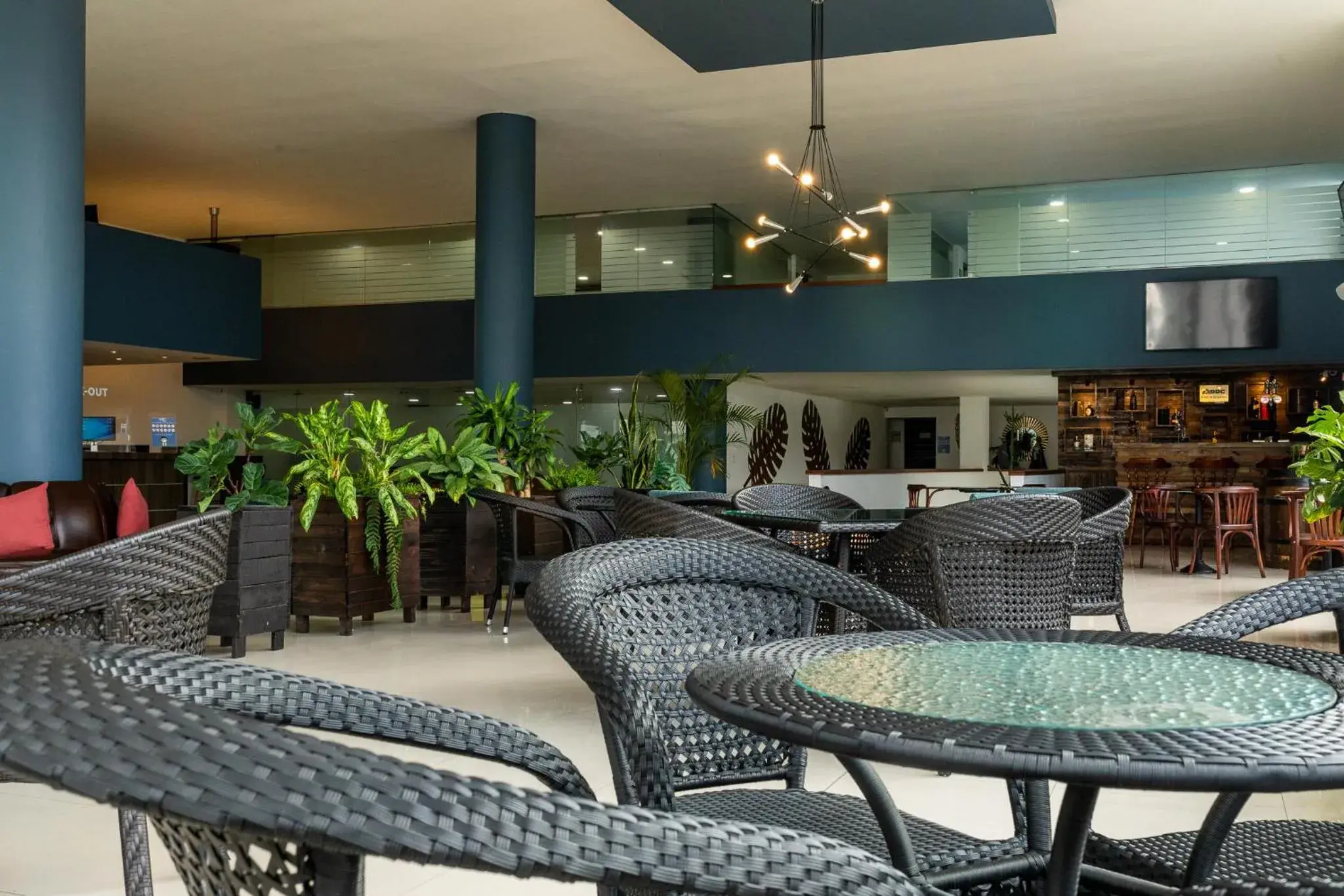 Lounge or bar, Restaurant/Places to Eat in Hotel Carretero