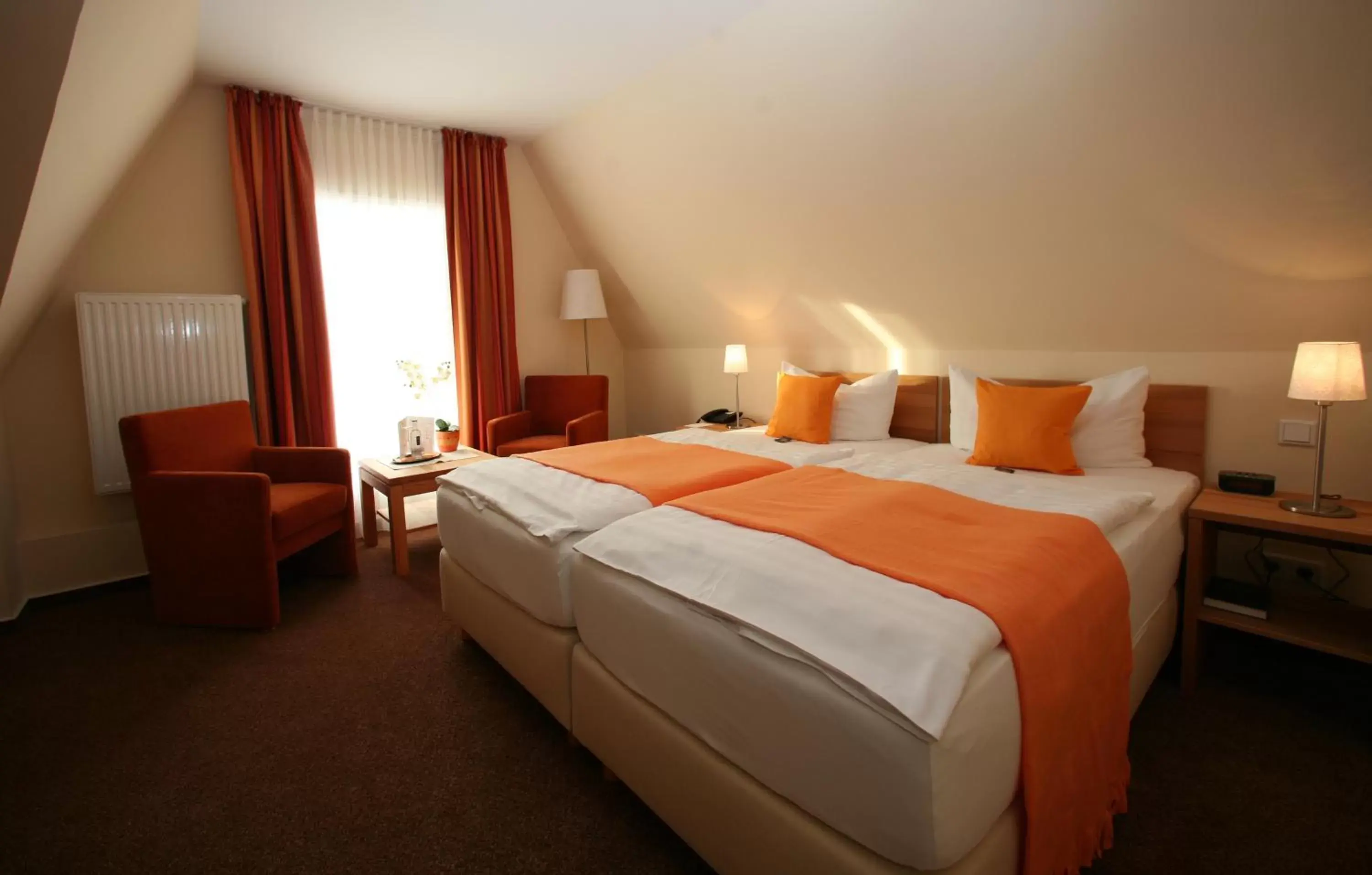 Bed in Hotel Gutenberg