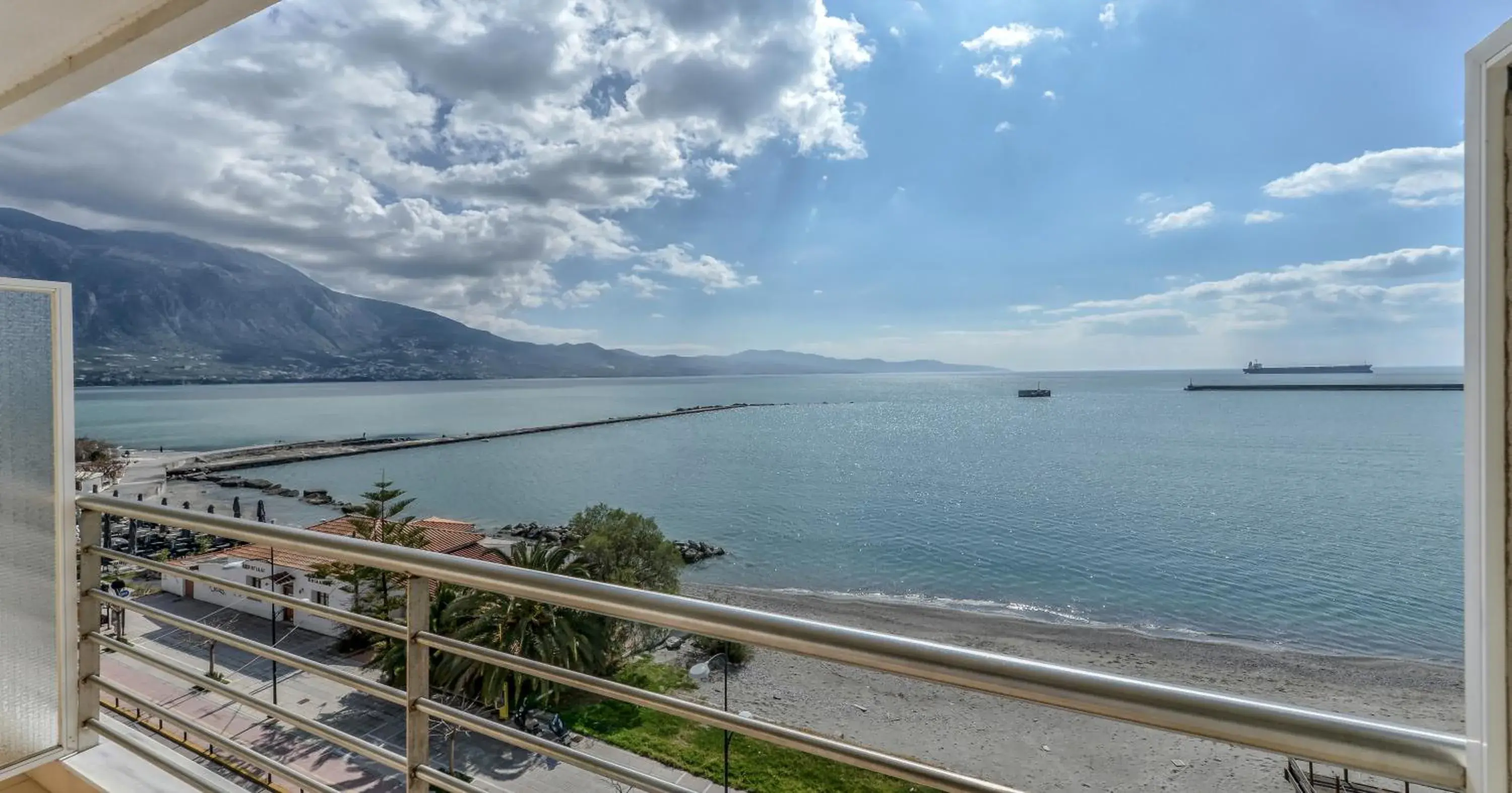 Balcony/Terrace, Sea View in Hotel Ostria