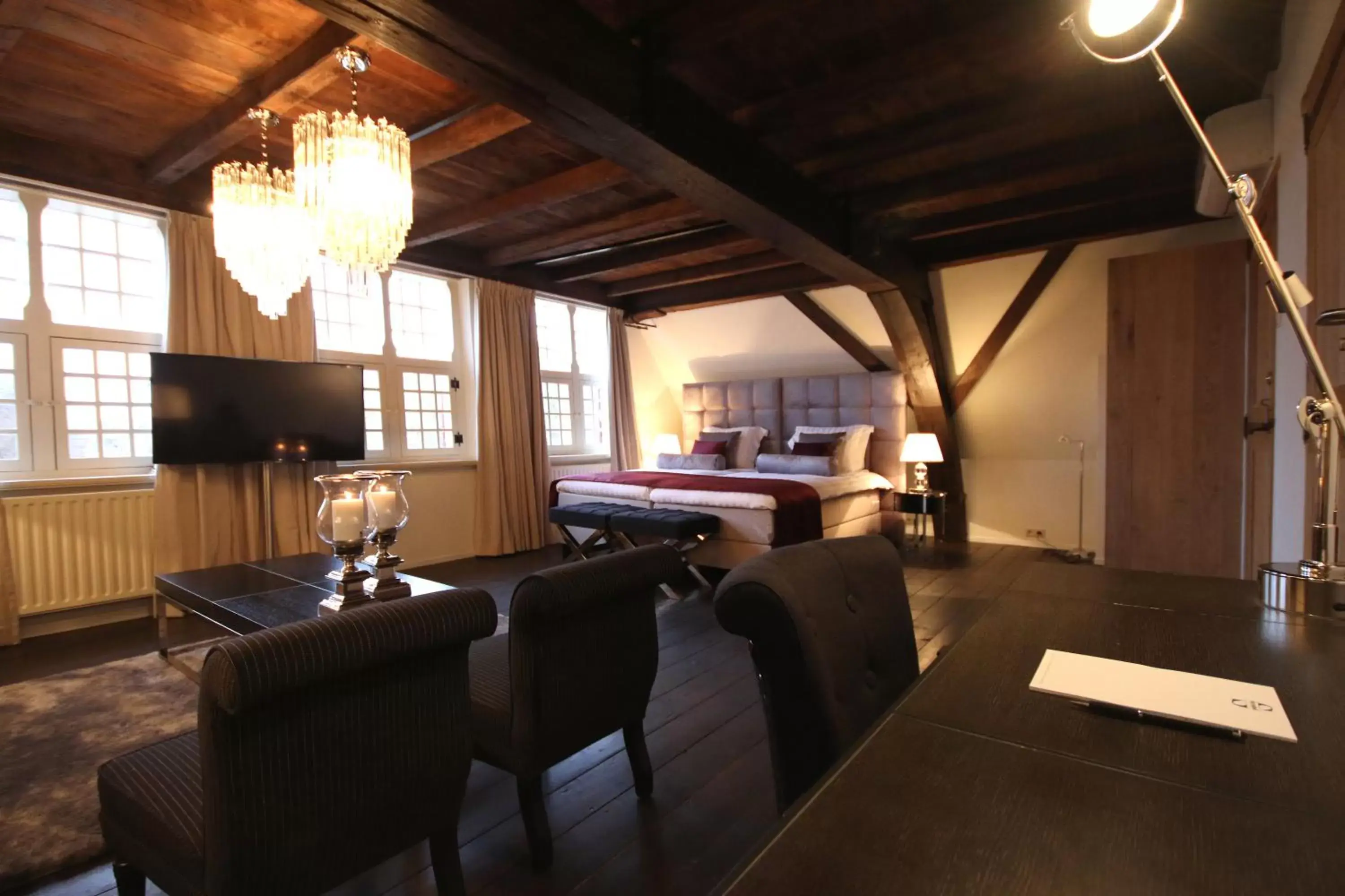 Coffee/tea facilities, Seating Area in Boutique Hotel Steenhof Suites