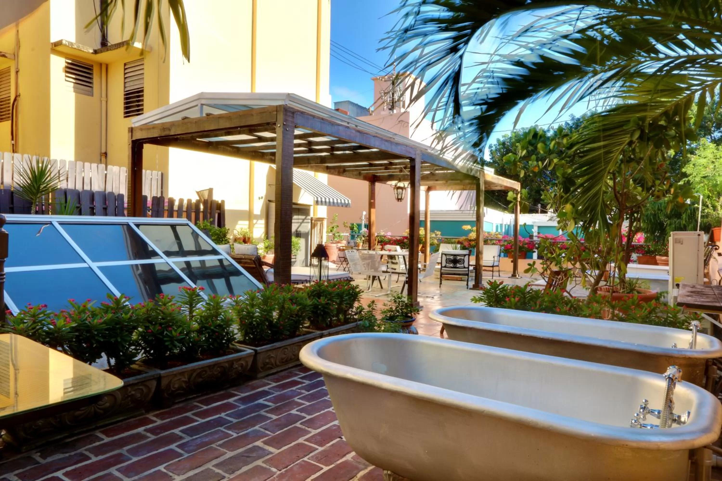 Garden view in Villa Herencia Hotel