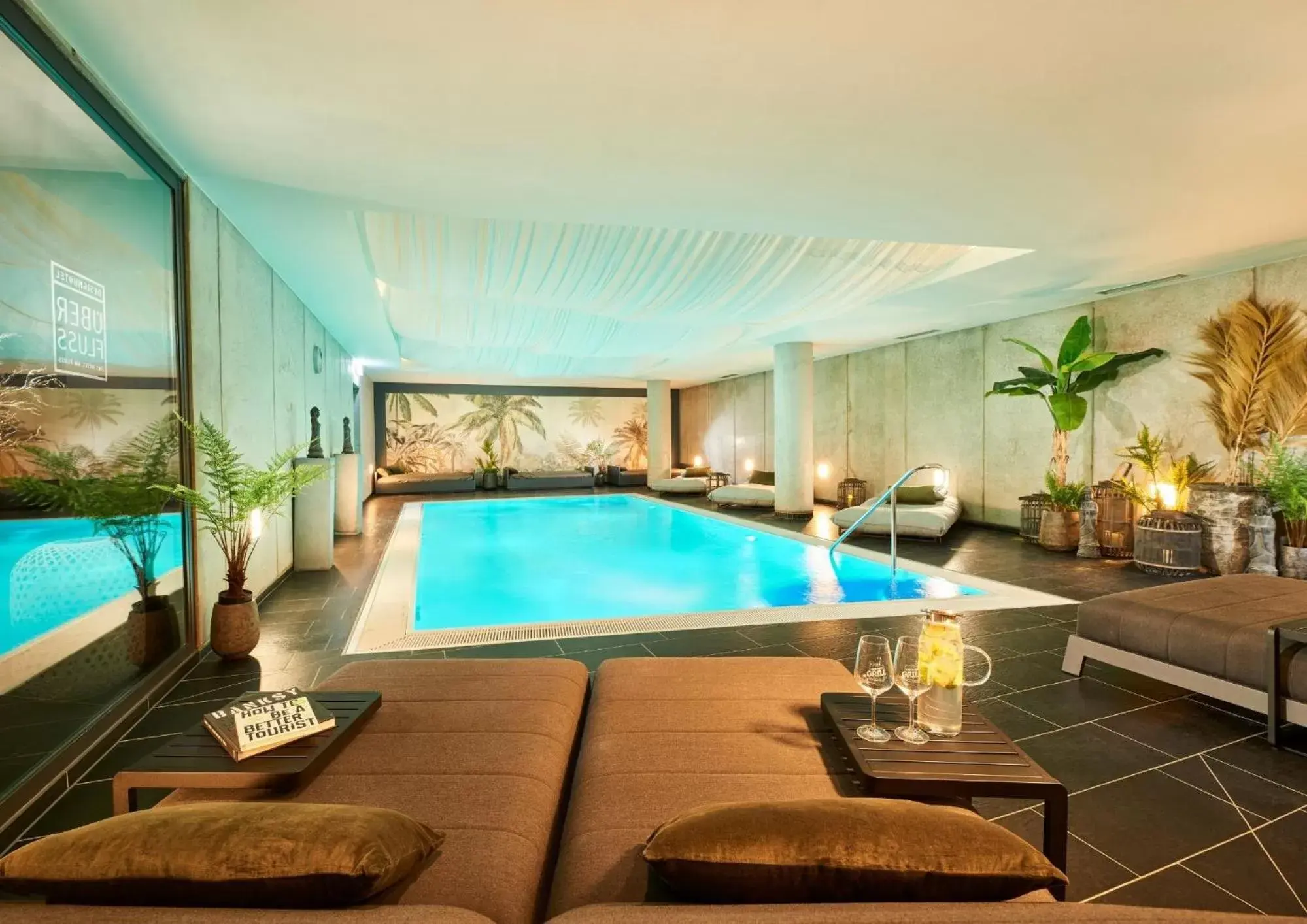 Spa and wellness centre/facilities, Swimming Pool in Designhotel ÜberFluss