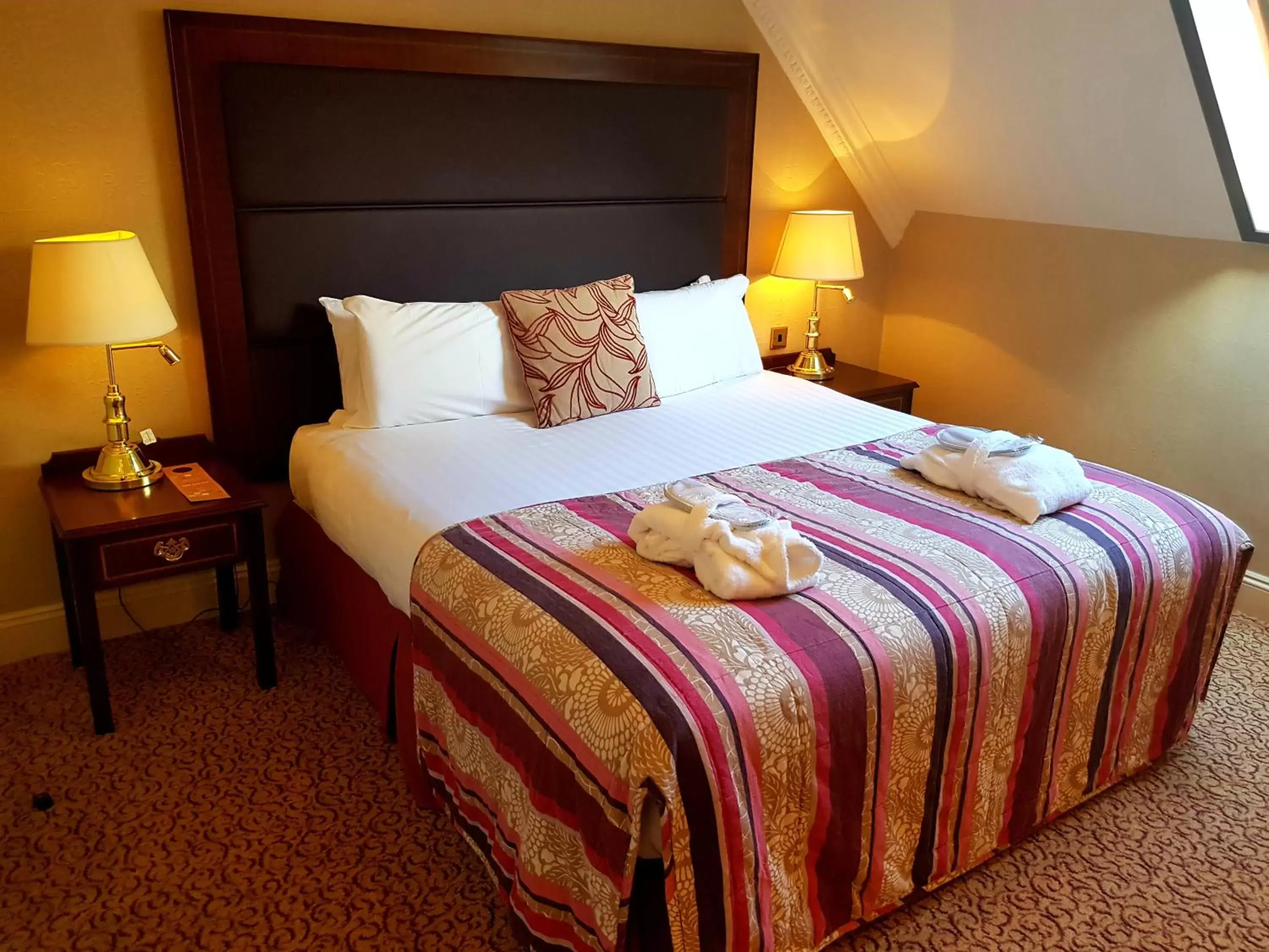 Bed in Redworth Hall Hotel- Part of the Cairn Collection