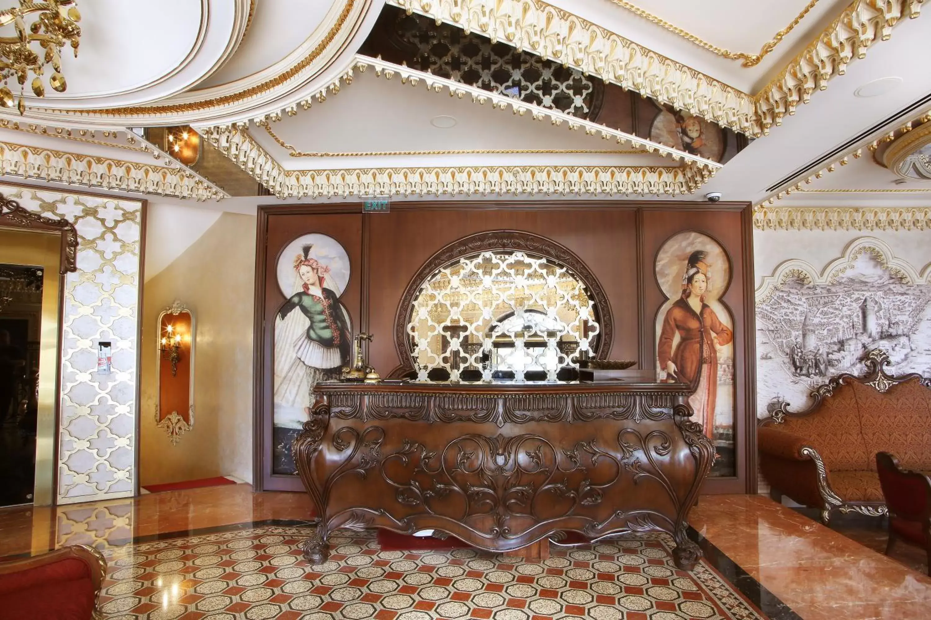 Lobby or reception in Daru Sultan Hotels Galata
