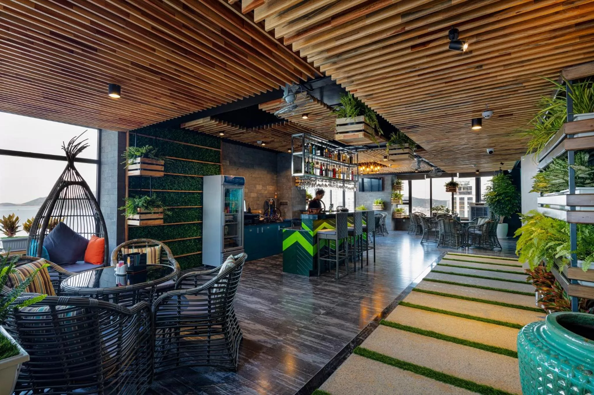 Lounge or bar in Erica Nha Trang Hotel