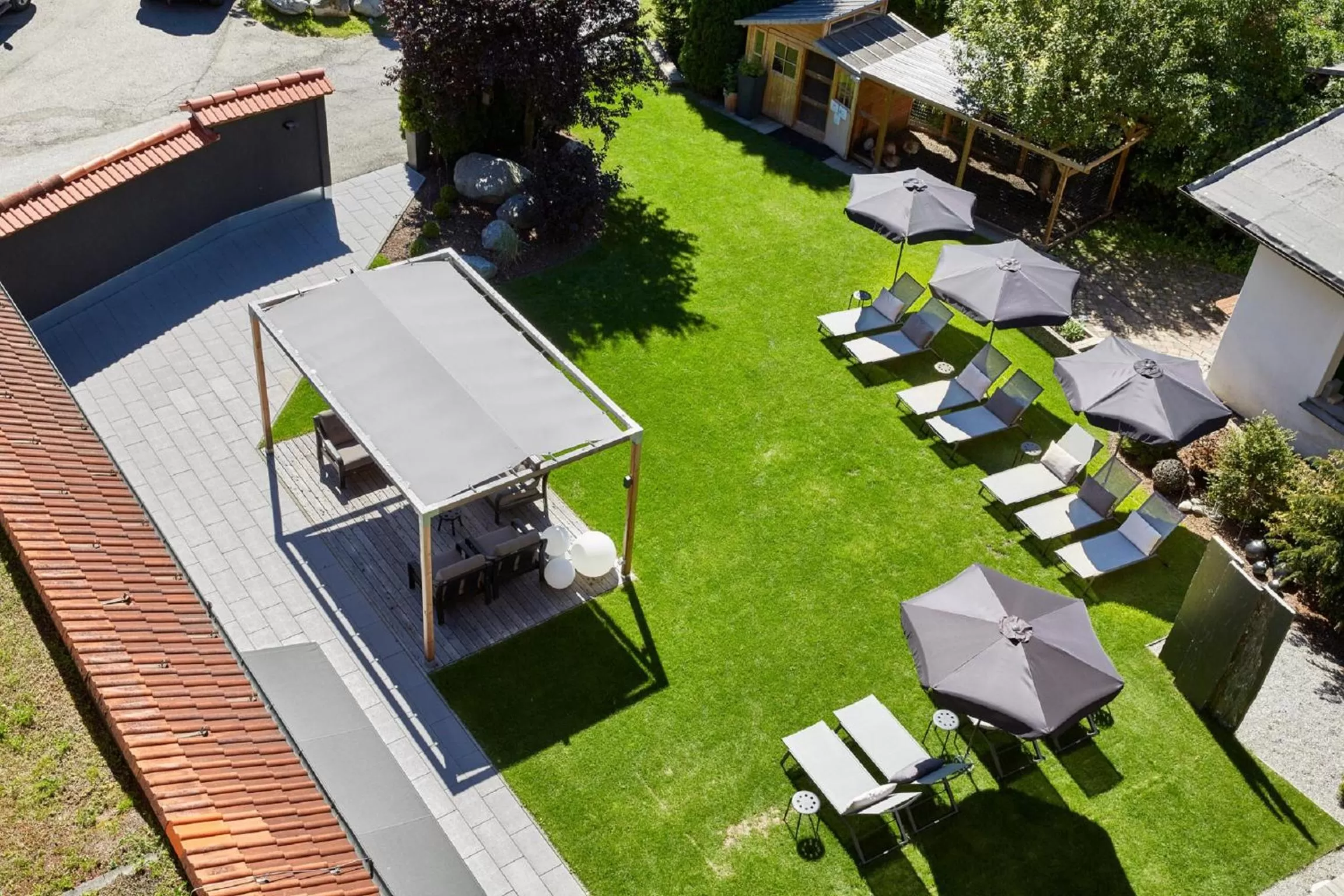 Garden in der grüne Baum Mountain Boutique Hotel