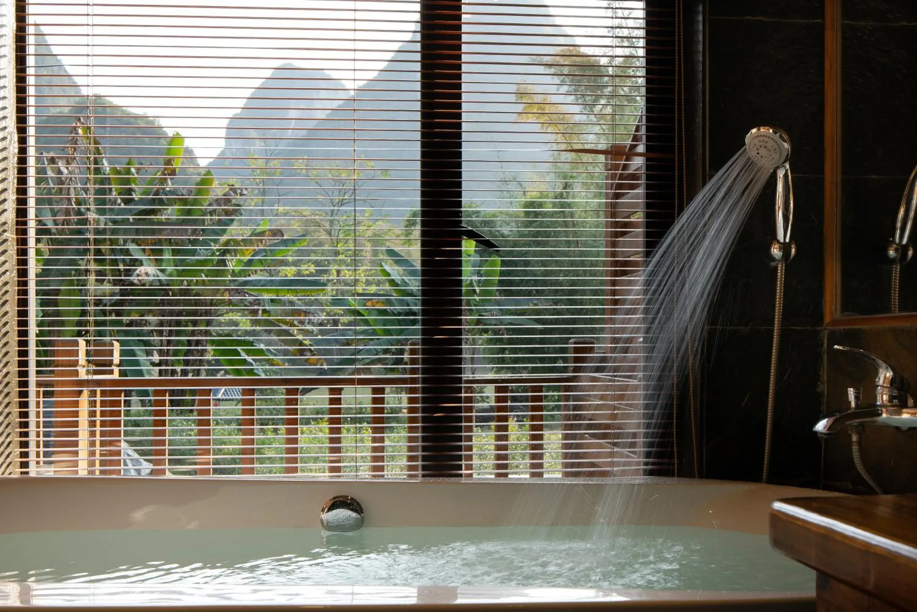 Bathroom in Yangshuo Moondance Hotel