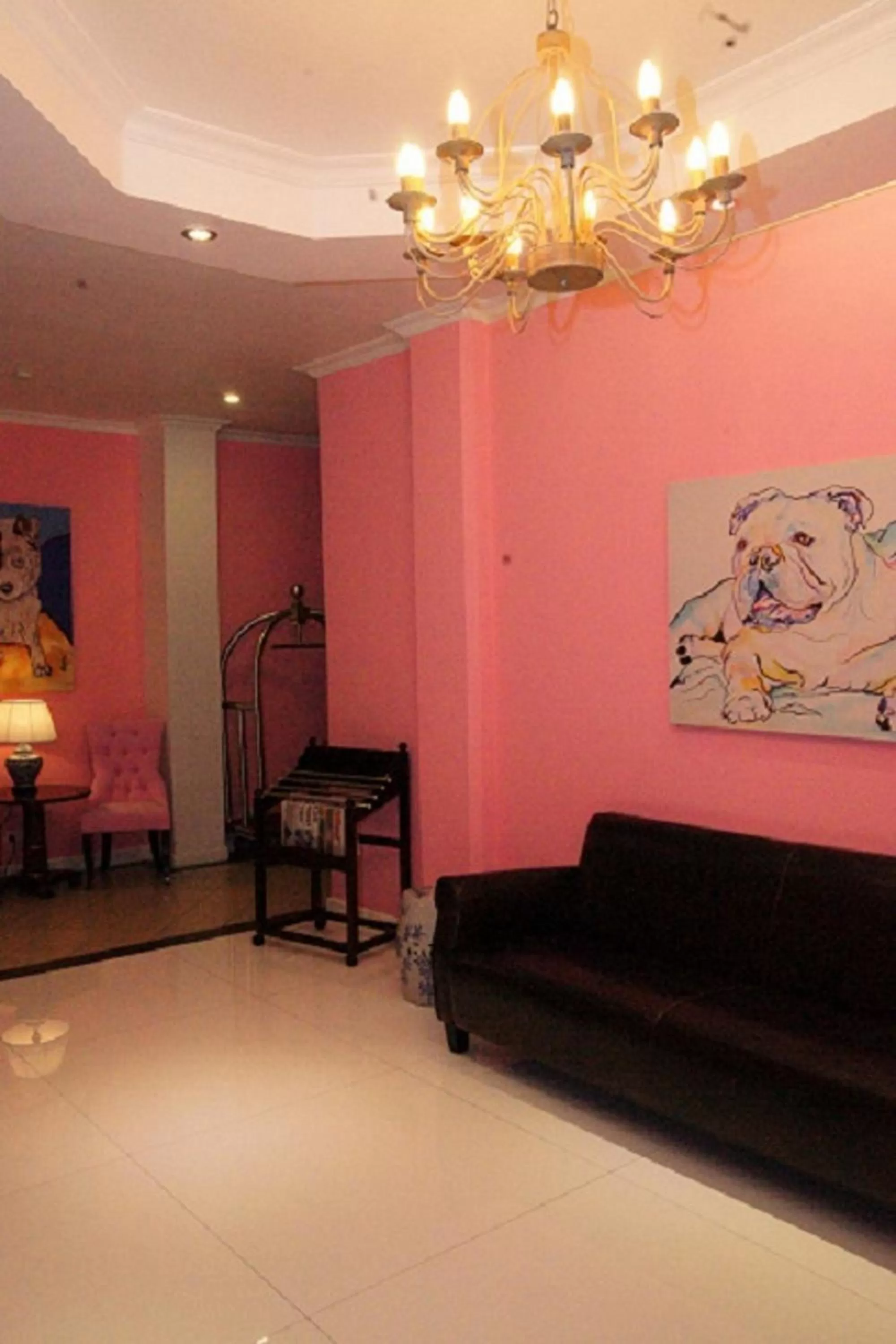 Lobby or reception in Hotel Morobe