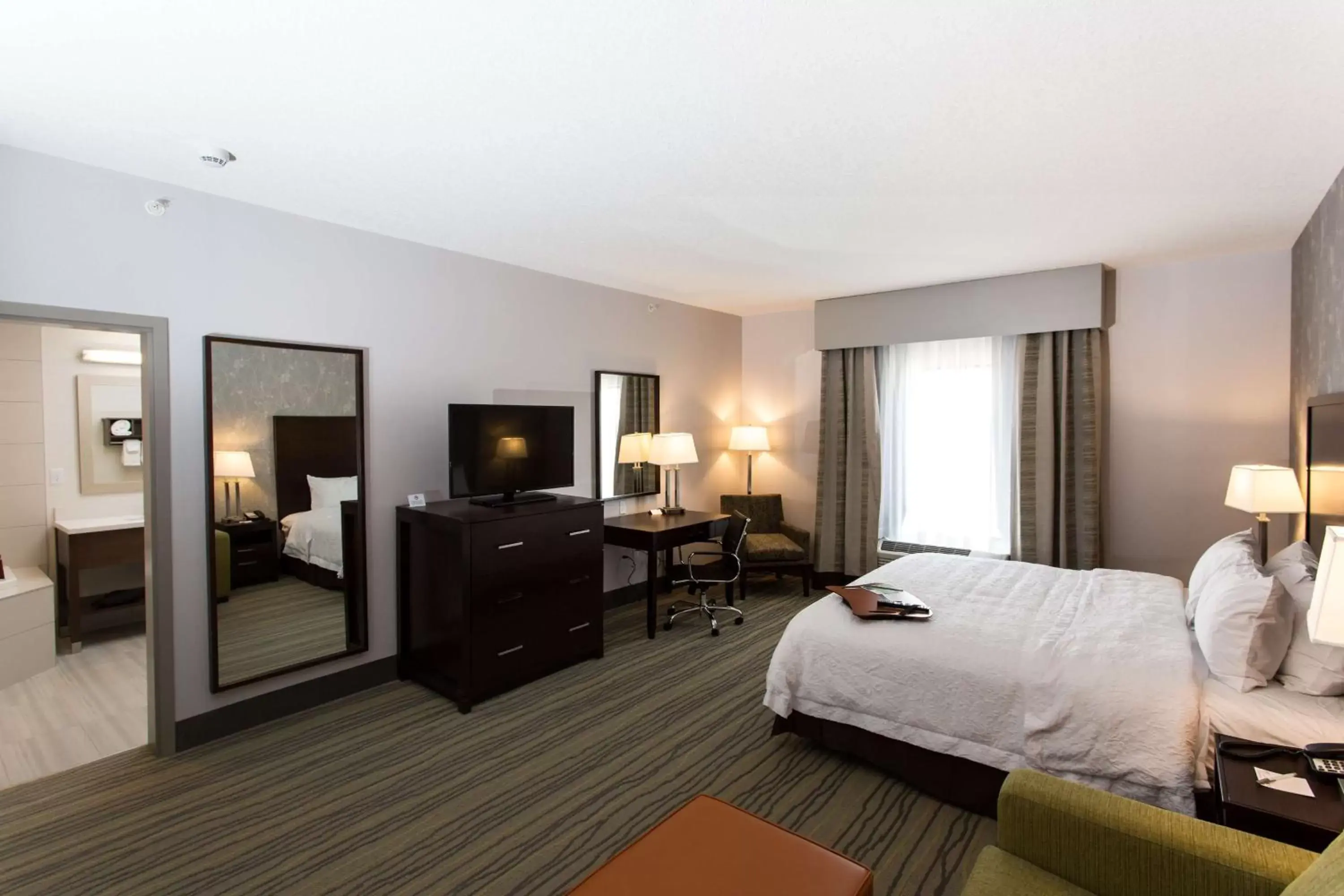 Bed in Hampton Inn by Hilton Lloydminster