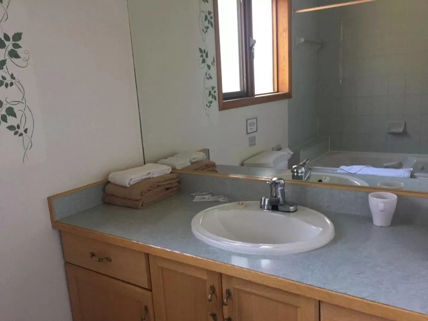 Bathroom in Rainbow Lake Castle Resort