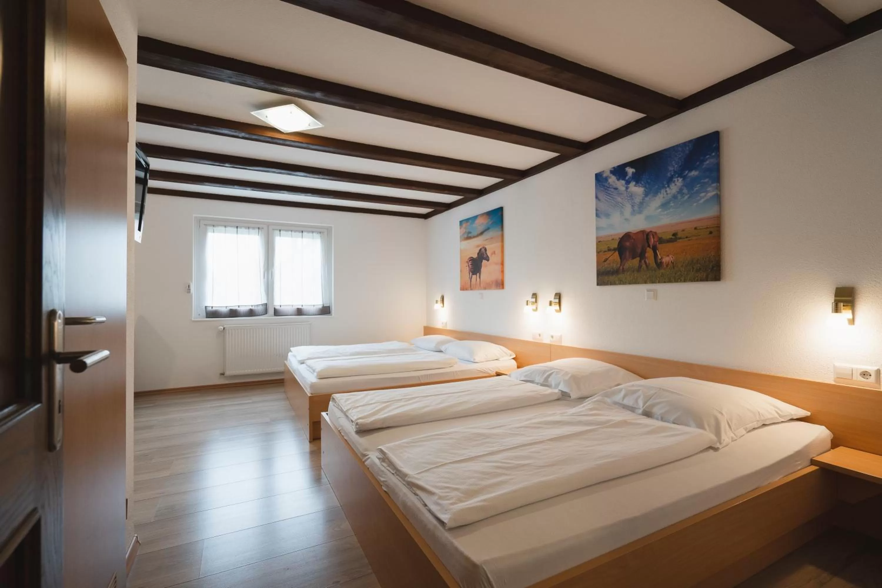 Bed in Park Hotel & Gästehaus Rust