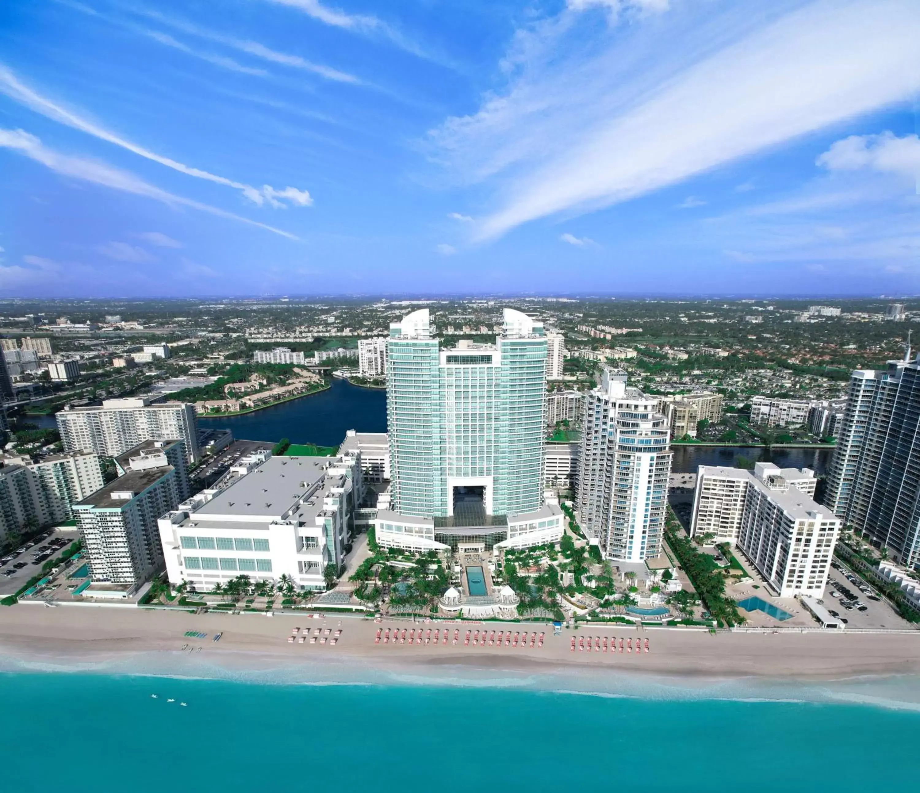Property building, Bird's-eye View in The Diplomat Beach Resort Hollywood, Curio Collection by Hilton