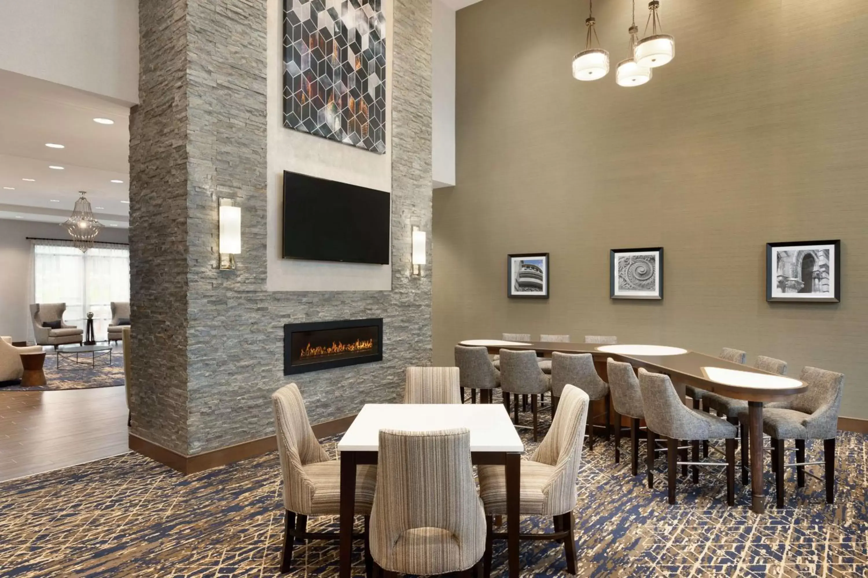 Lobby or reception, Restaurant/Places to Eat in Homewood Suites by Hilton Albany Crossgates Mall