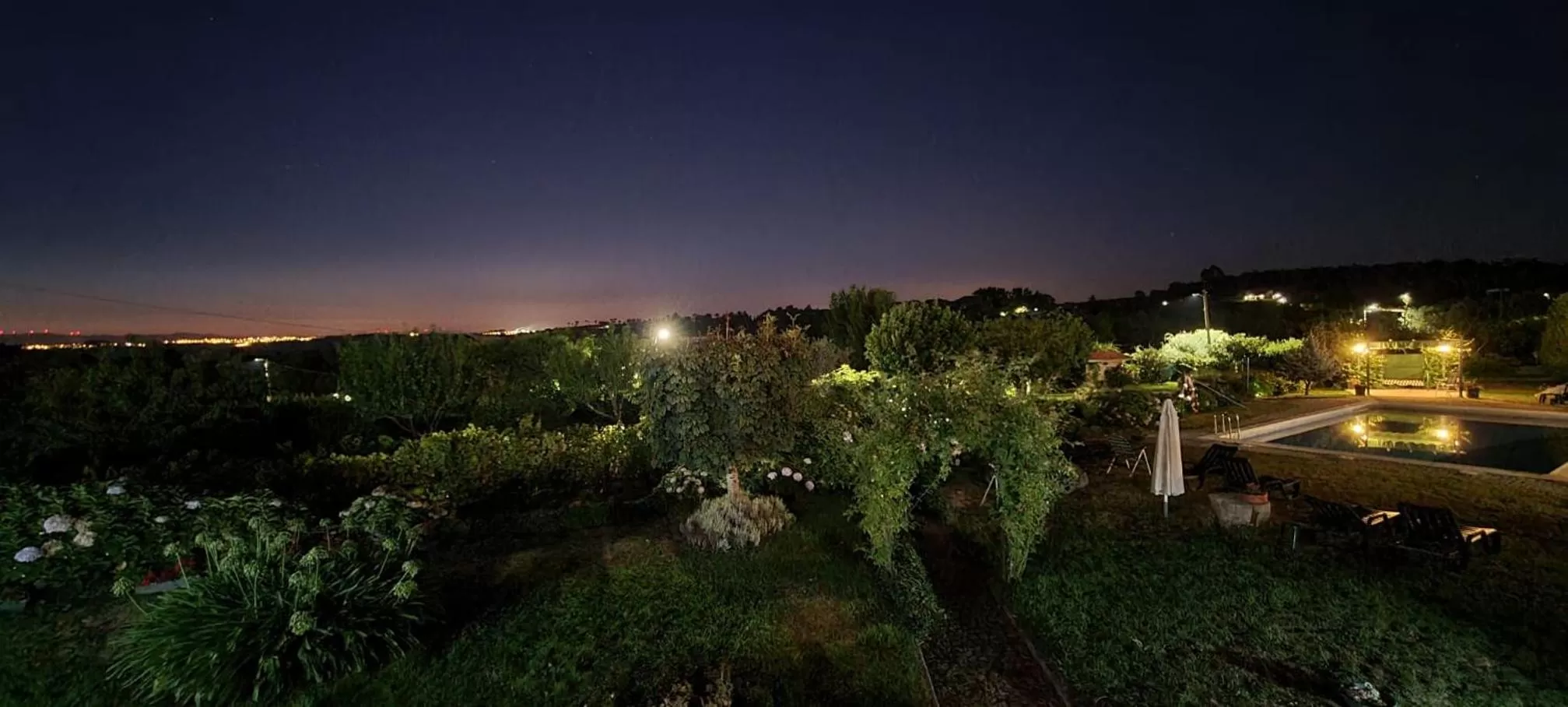 Garden view in Casa de Santa Ana da Beira