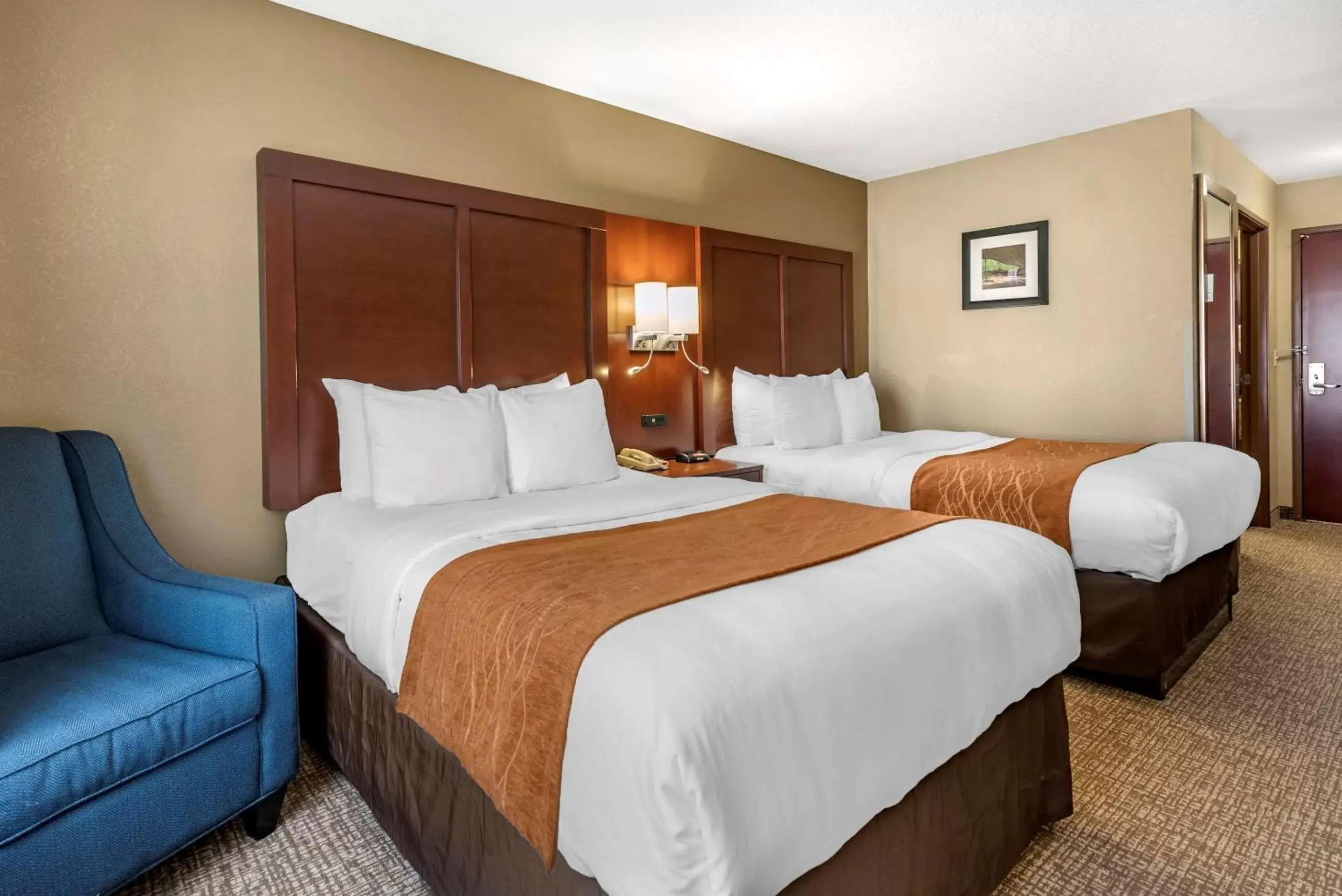 Photo of the whole room, Bed in Comfort Inn & Suites Muncie