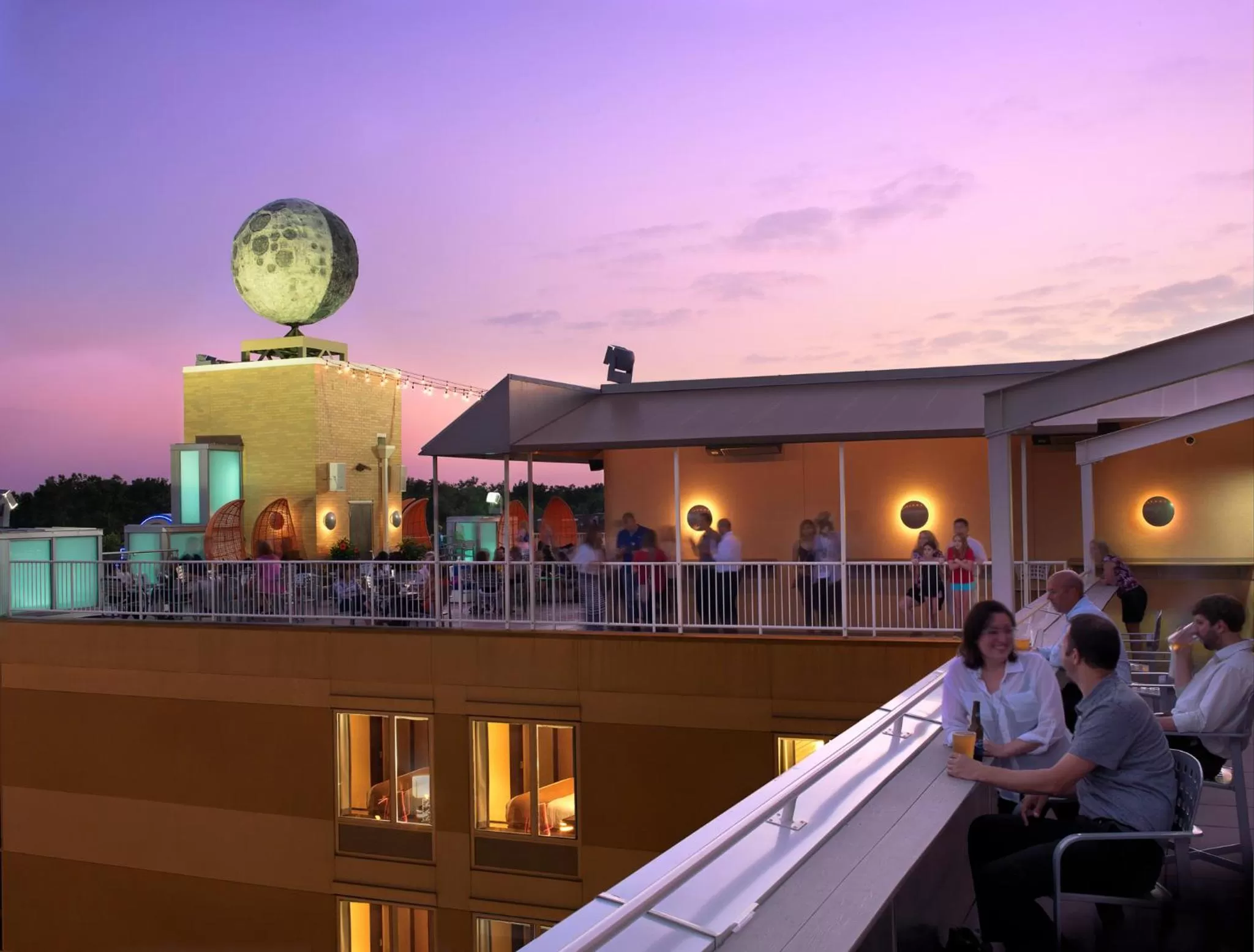 Balcony/Terrace in The Moonrise Hotel