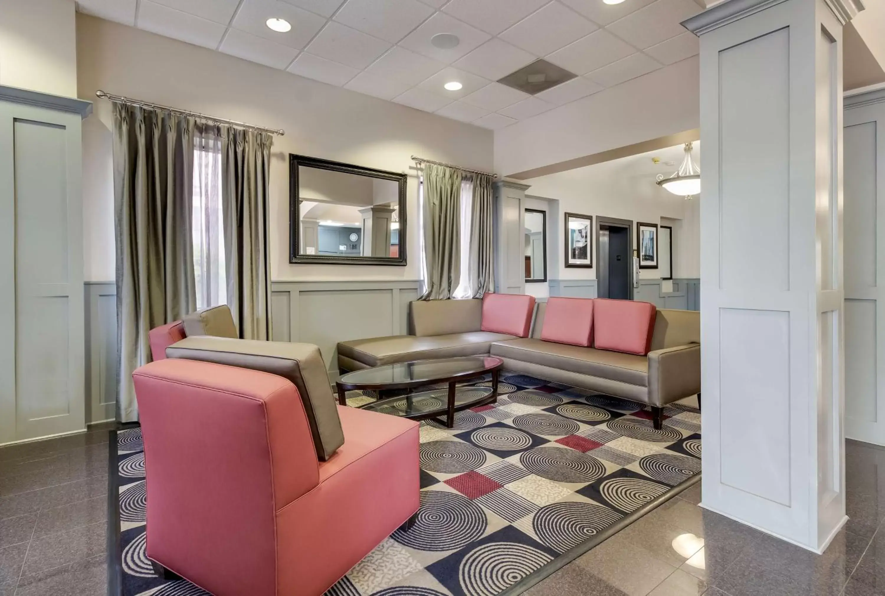 Lobby or reception, Seating Area in SureStay Plus Hotel by Best Western Houston Medical Center