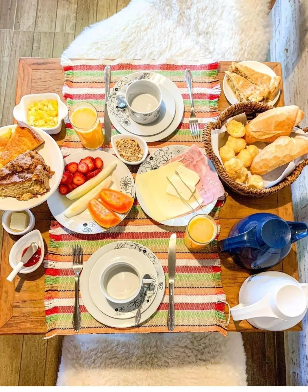 Food and drinks in Pousada Canto do Sabiá