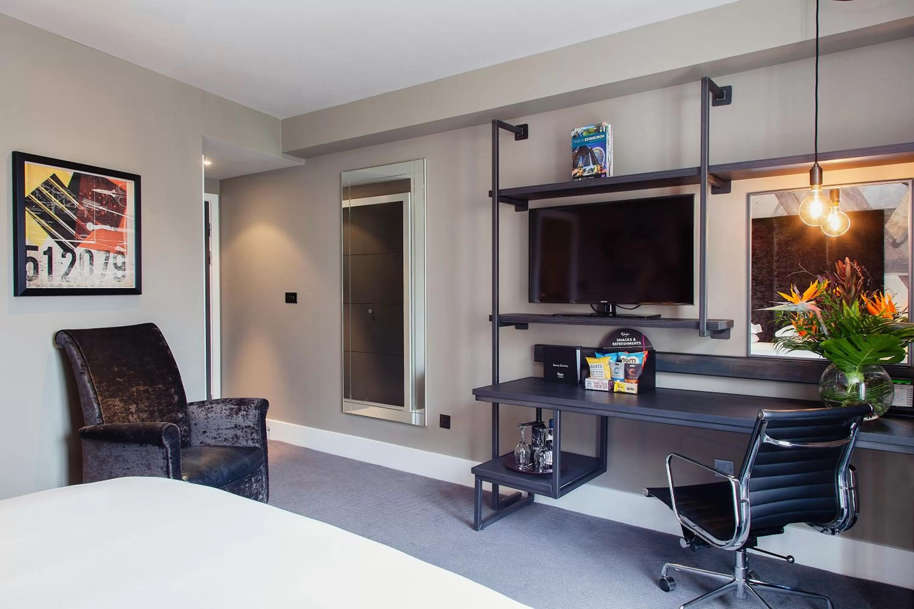 Bedroom in Malmaison Edinburgh