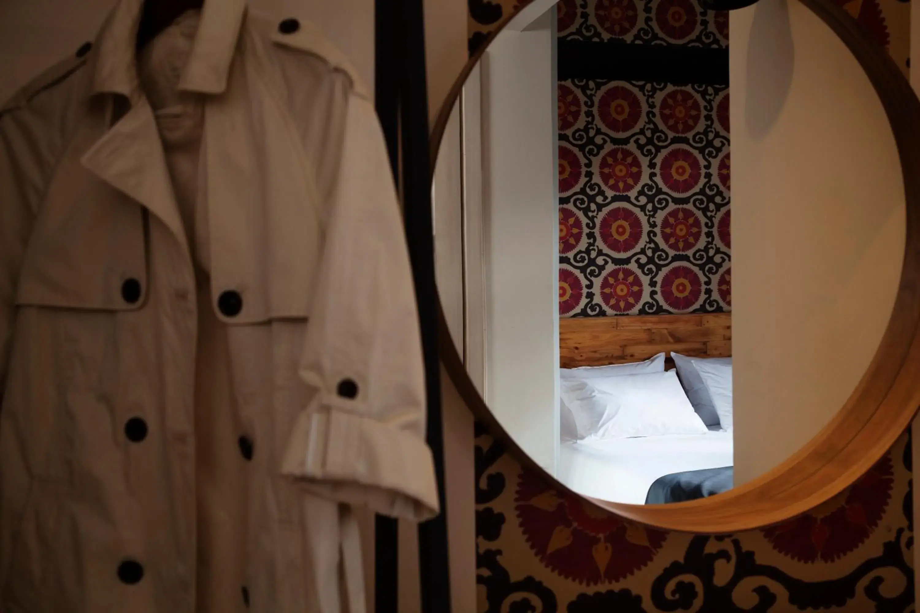 Decorative detail, Bathroom in Carlota Sustainable Design Hotel