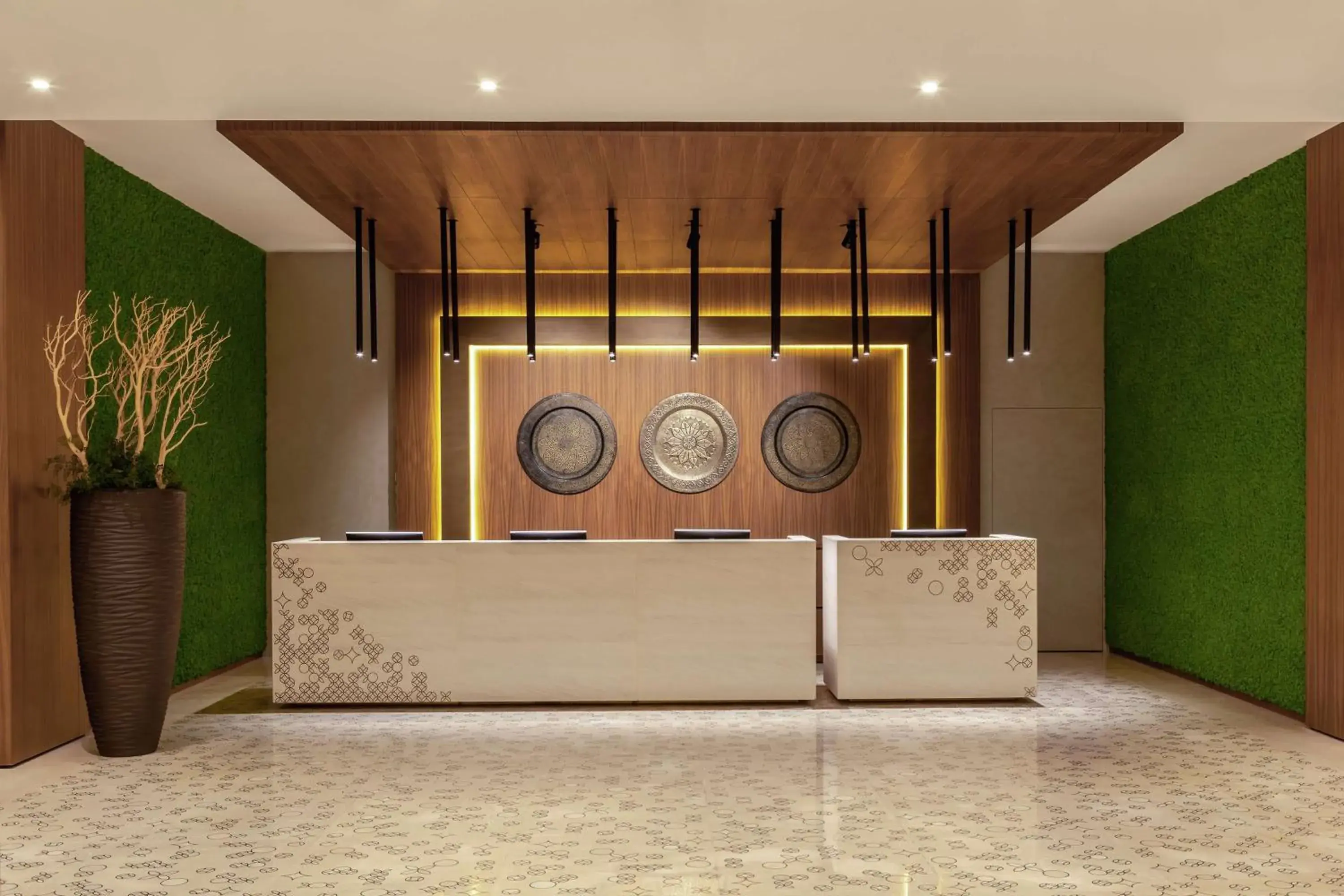 Lobby or reception in DoubleTree by Hilton Dubai Al Jadaf
