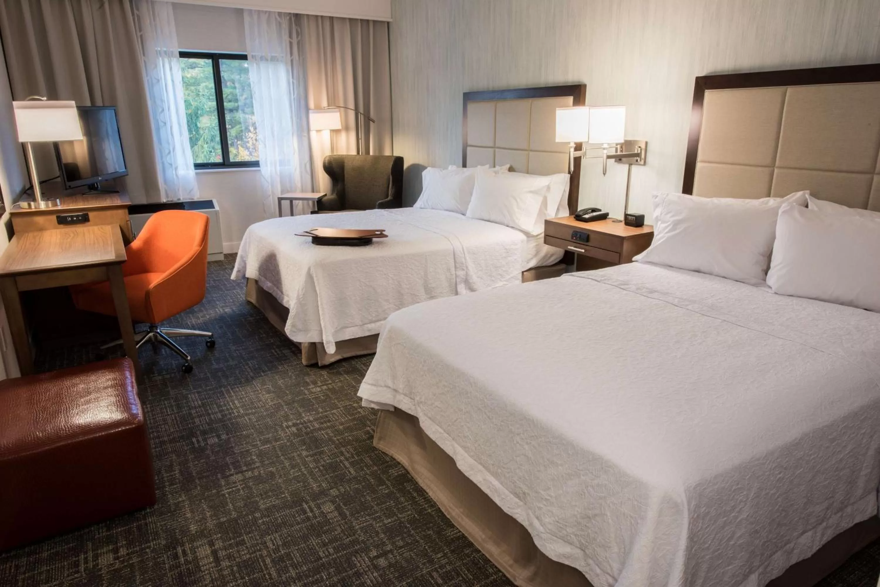 Bed in Hampton Inn Albany-Western Ave/University Area, NY