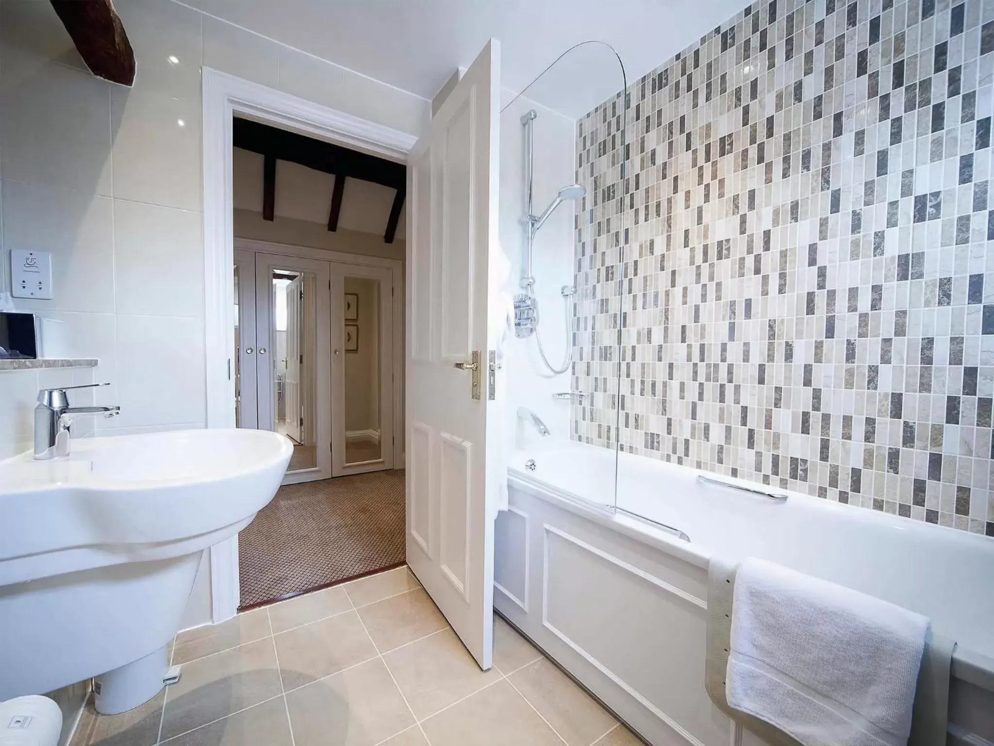 Bathroom in Macdonald Alveston Manor Hotel & Spa Bathroom in Macdonald Alveston Manor Hotel & Spa