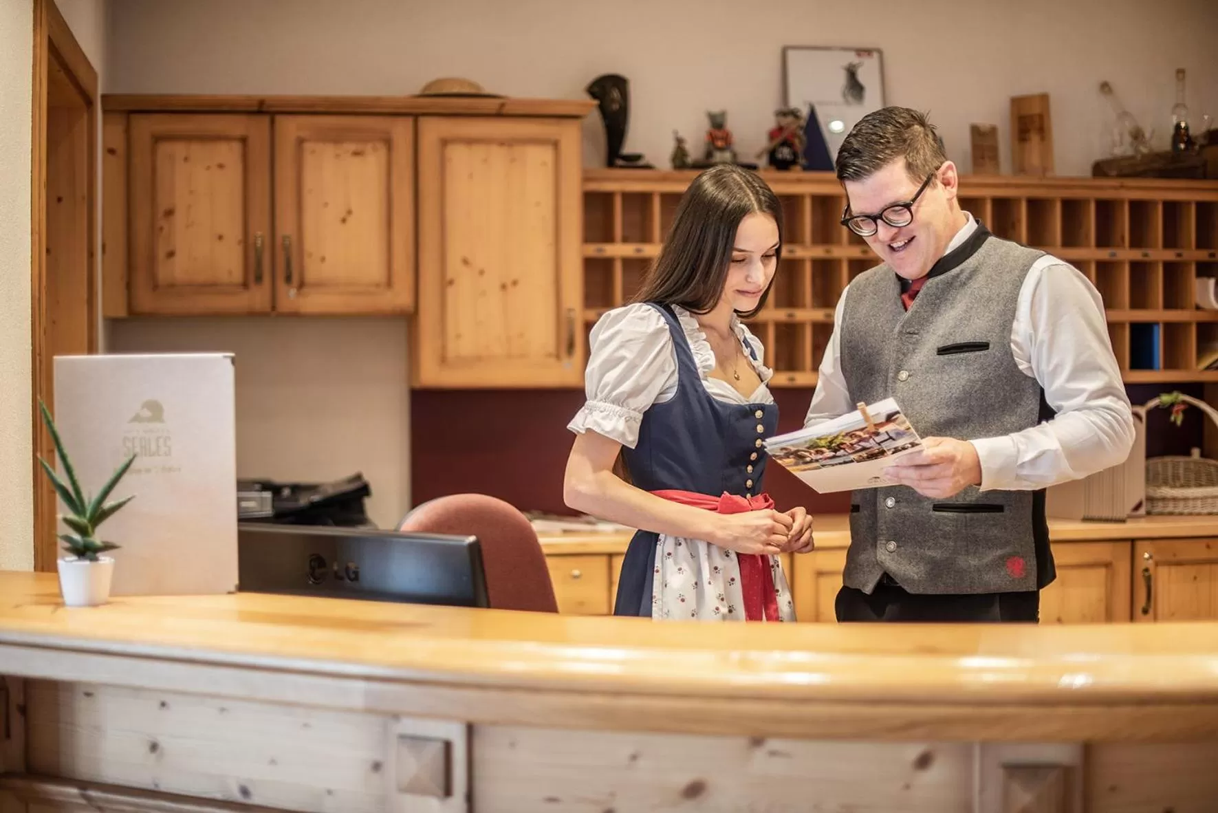 Lobby or reception in Hotel Serles