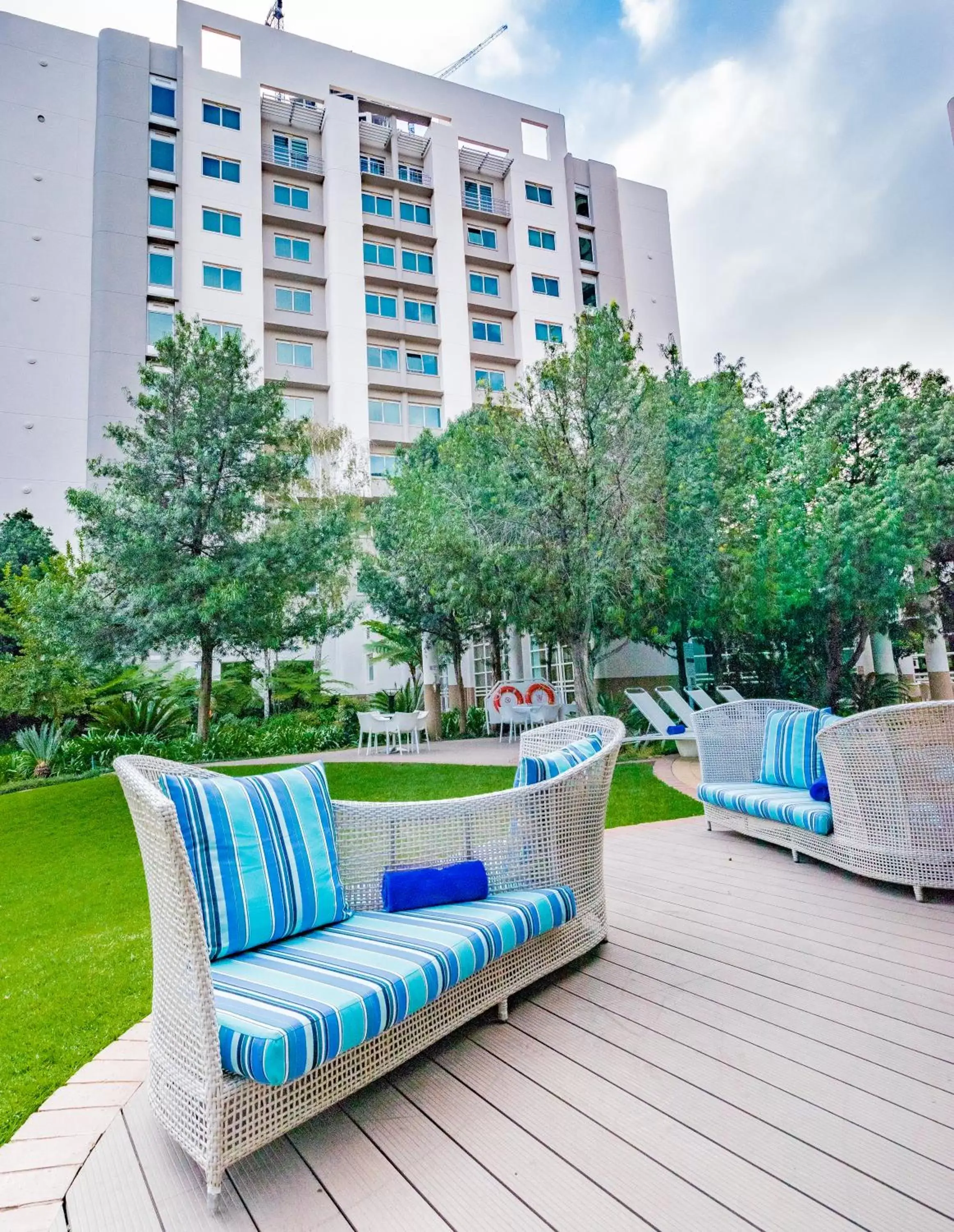 Garden, Swimming Pool in Garden Court Sandton City