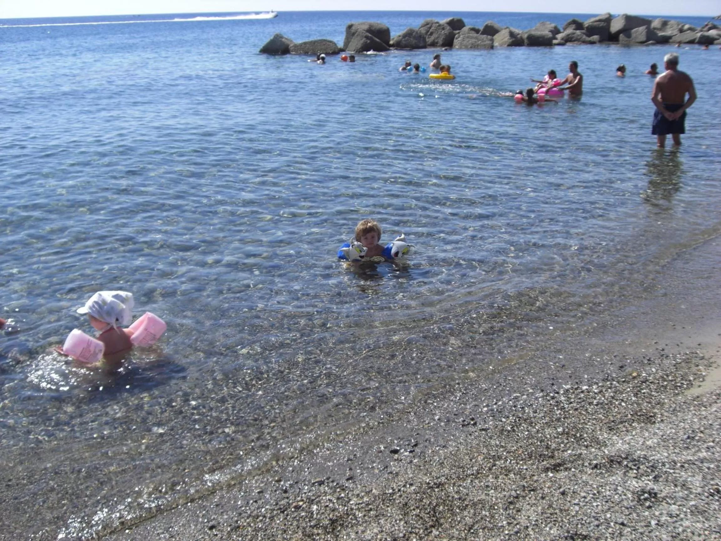 Beach in Hotel Miramare