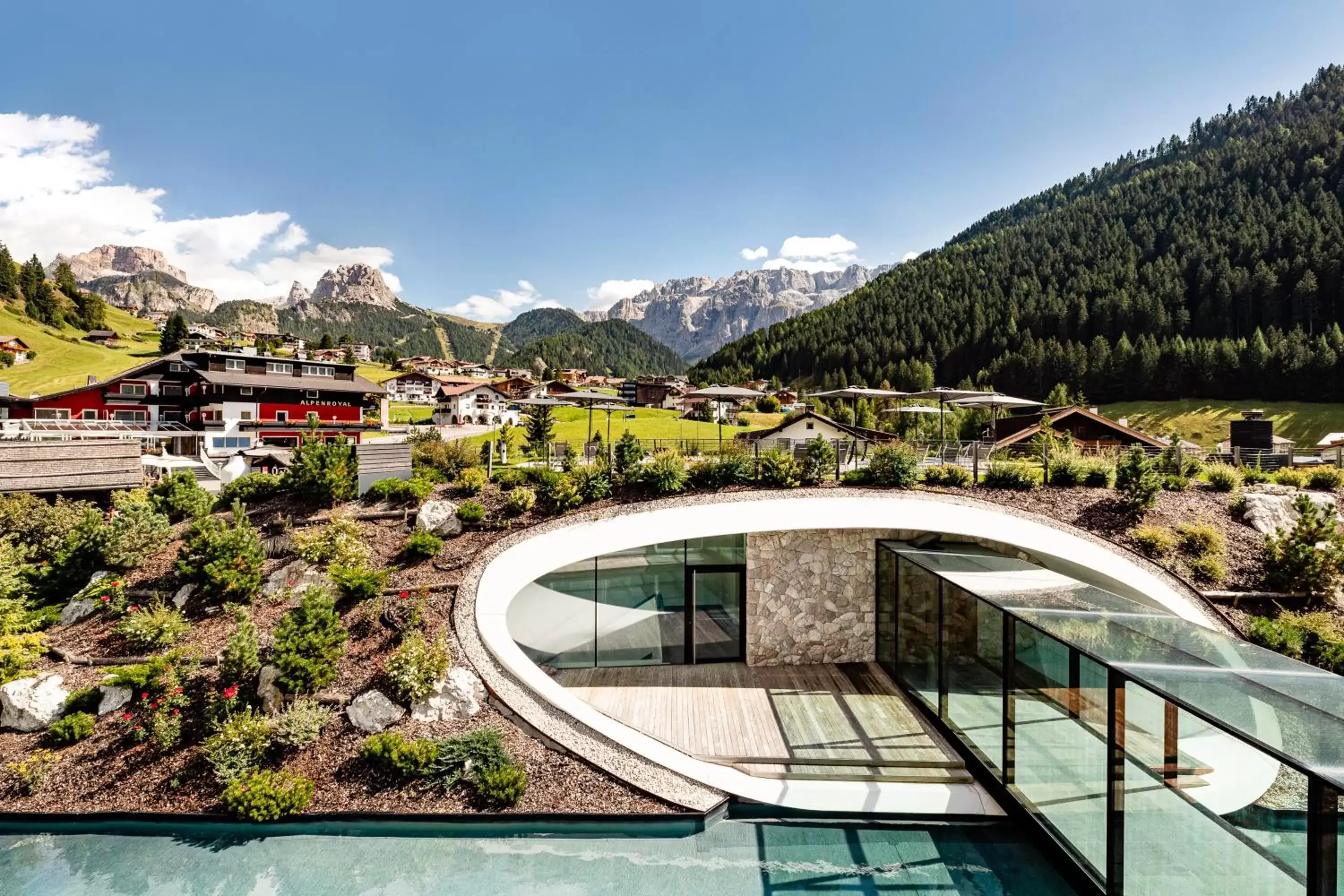 Bird's eye view in Hotel Alpenroyal - The Leading Hotels of the World